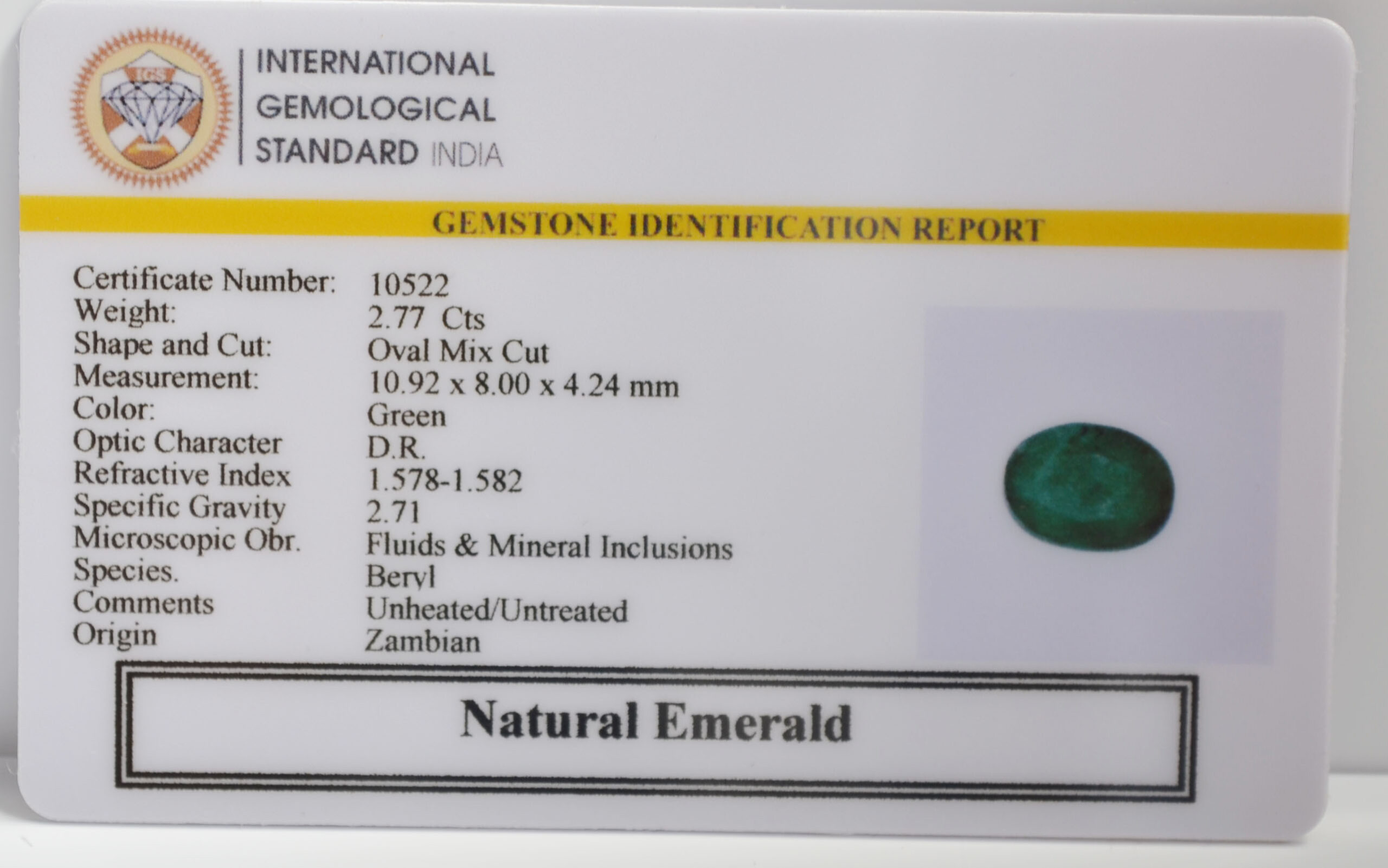 EMR22333 2 scaled EMERALD 2.77 Ct.