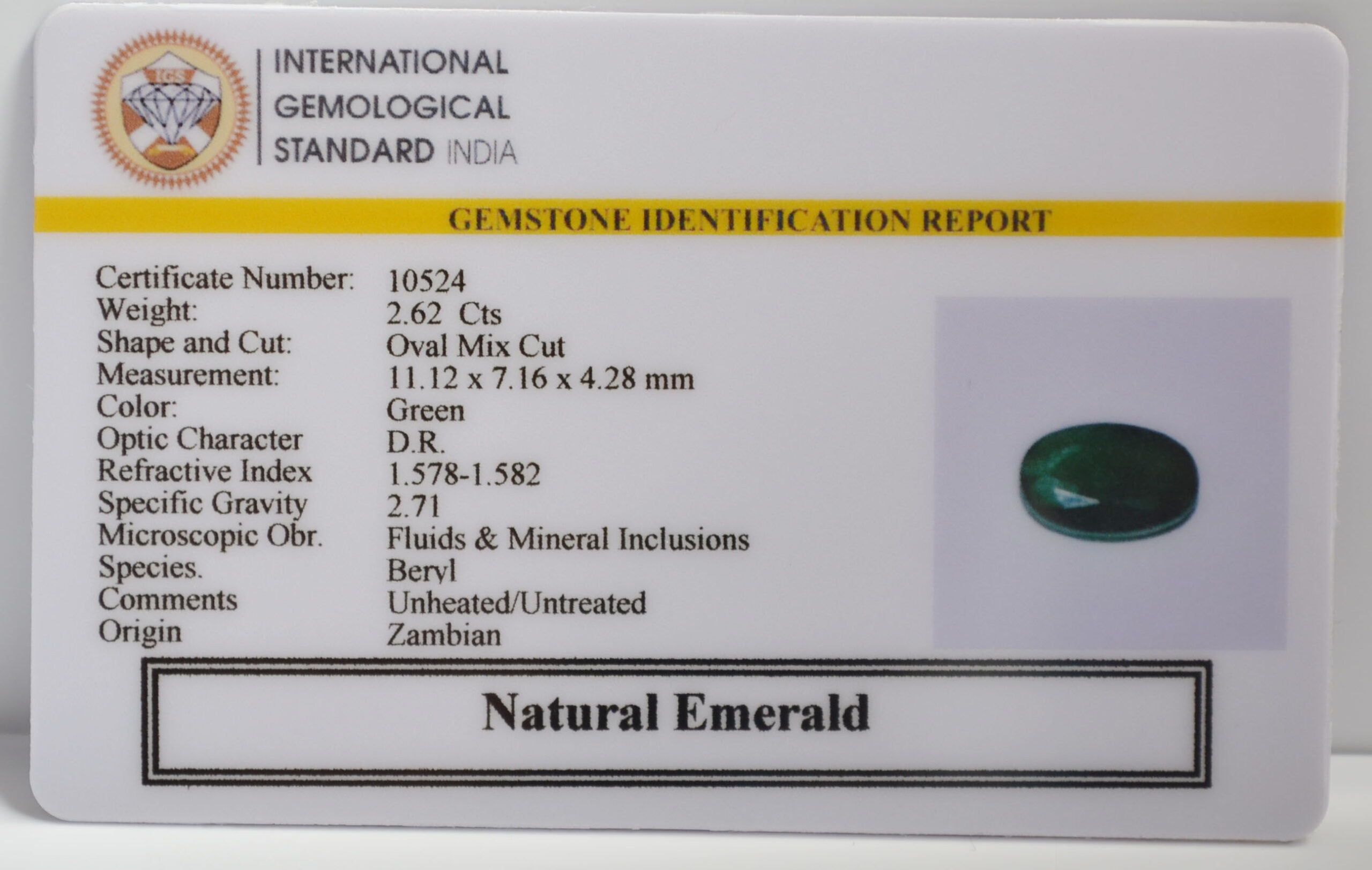 EMR22334 2 1 scaled EMERALD 2.62 Ct.