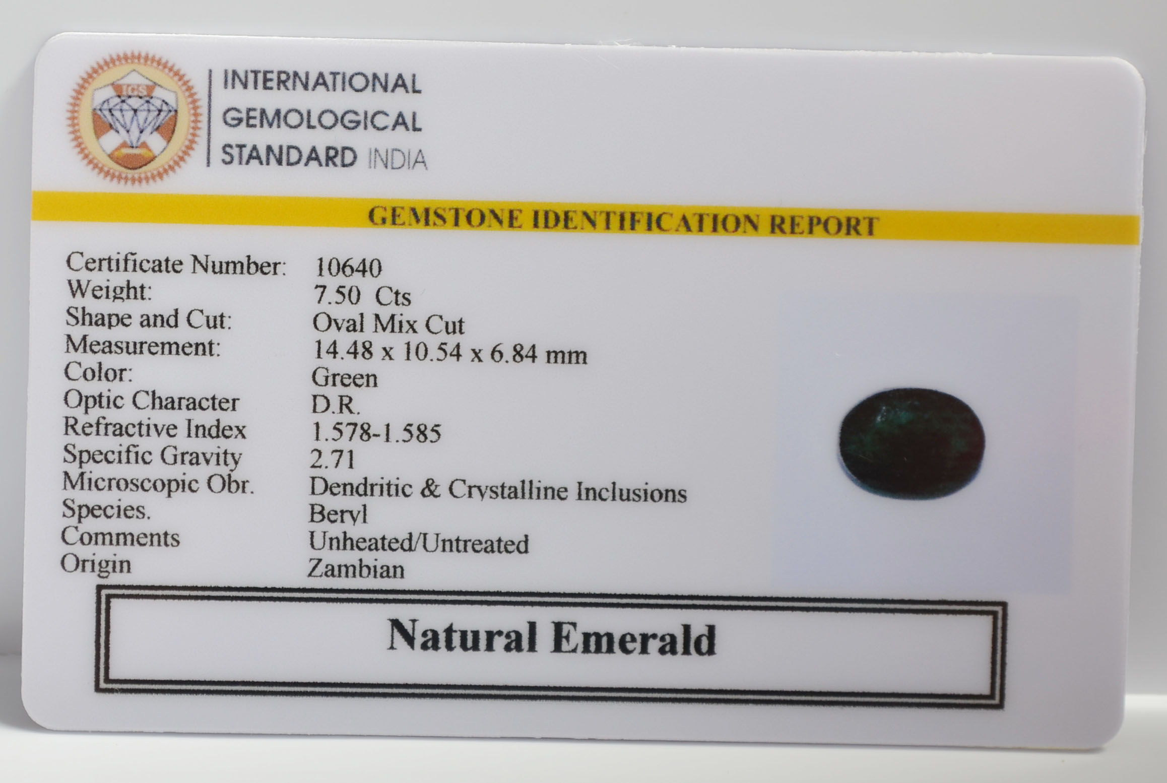 EMR22364 2 EMERALD 7.5 Ct.
