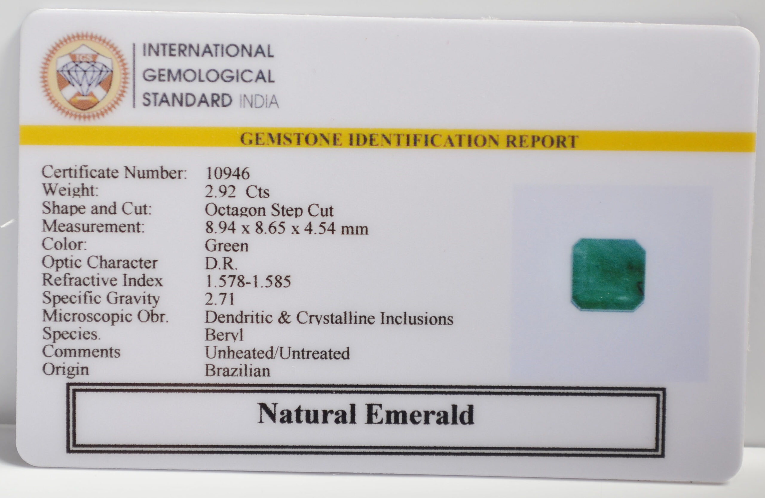 EMR22516 2 scaled EMERALD 2.92 Ct.