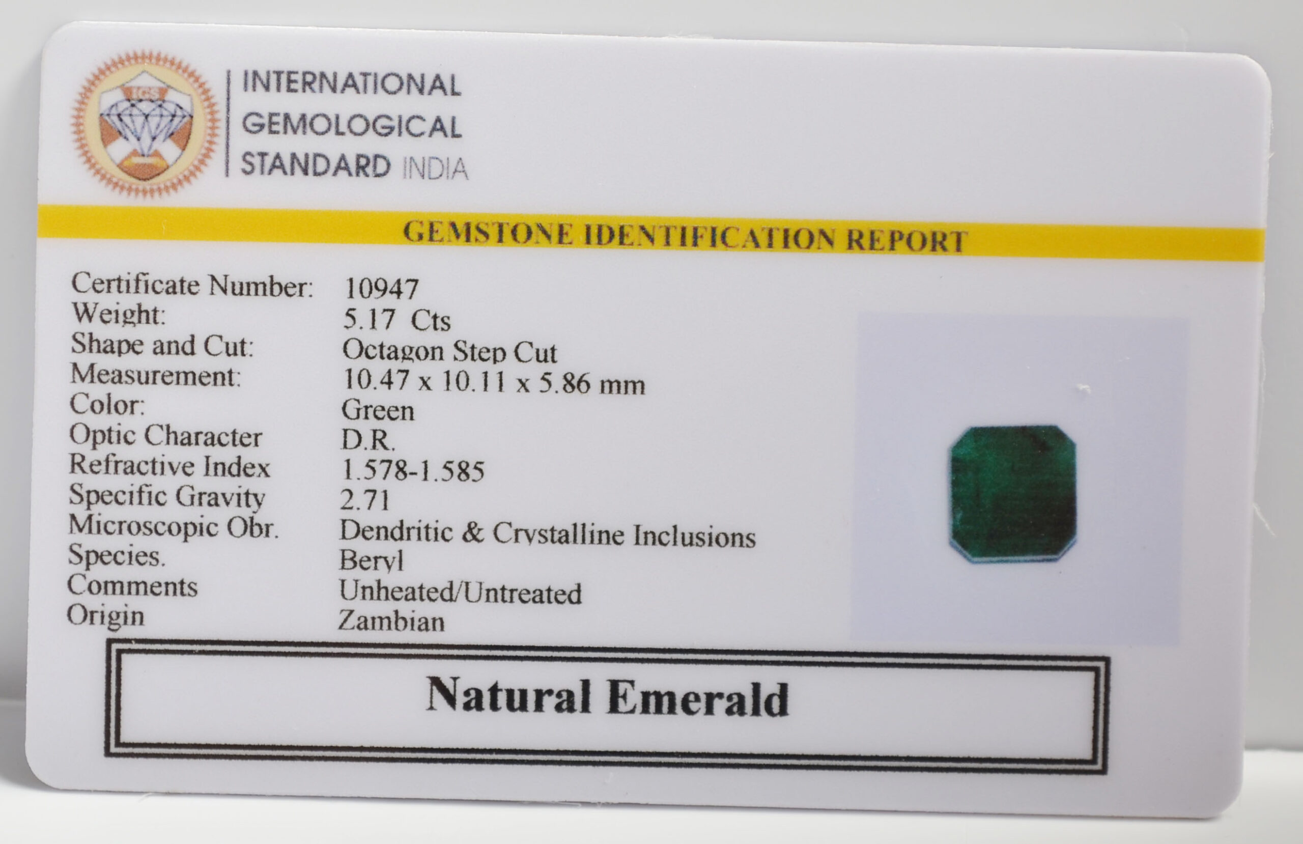 EMR22517 2 scaled EMERALD 5.17 Ct.
