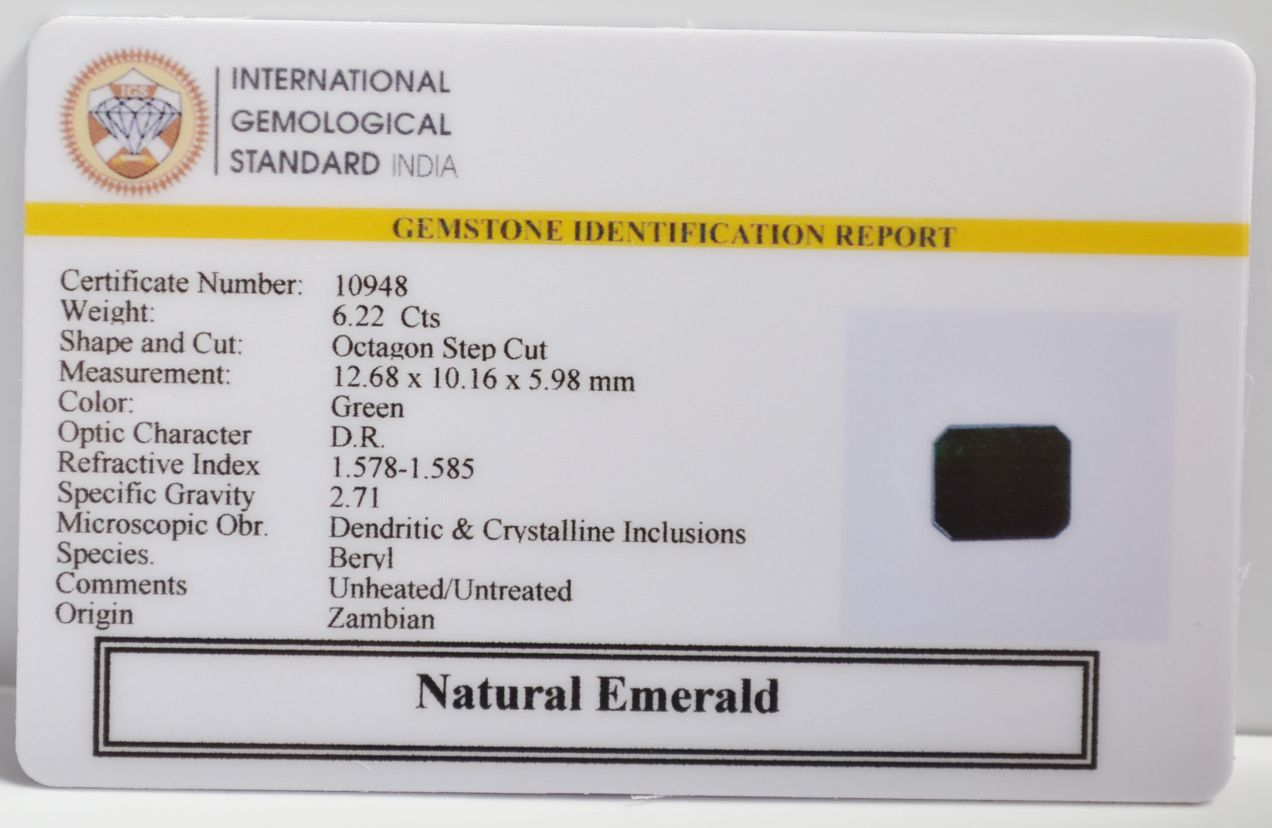 EMR22518 2 scaled EMERALD 6.22 Ct.