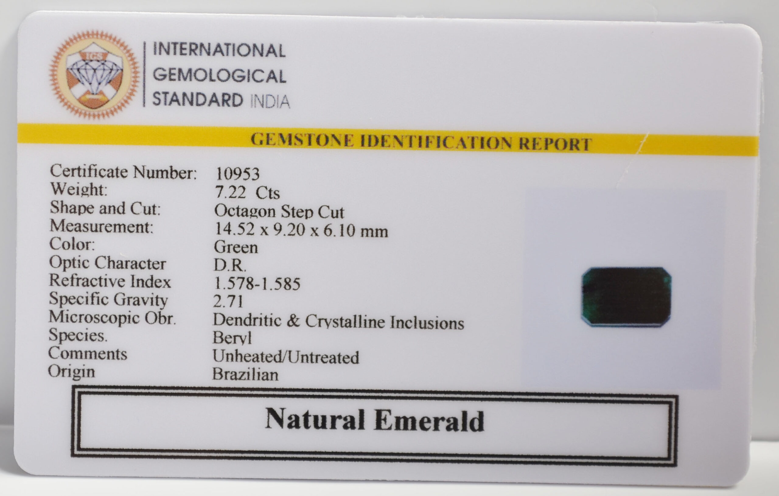 EMR22522 2 1 scaled EMERALD 7.22 Ct.
