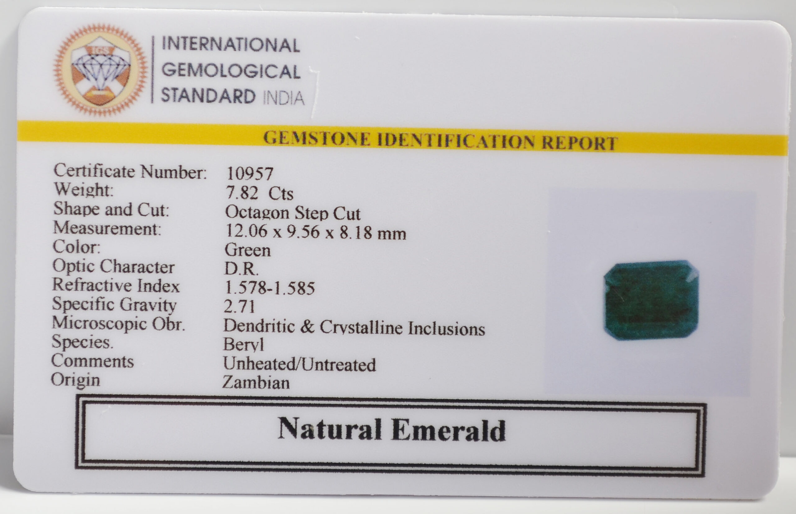 EMR22525 2 scaled EMERALD 7.82 Ct.