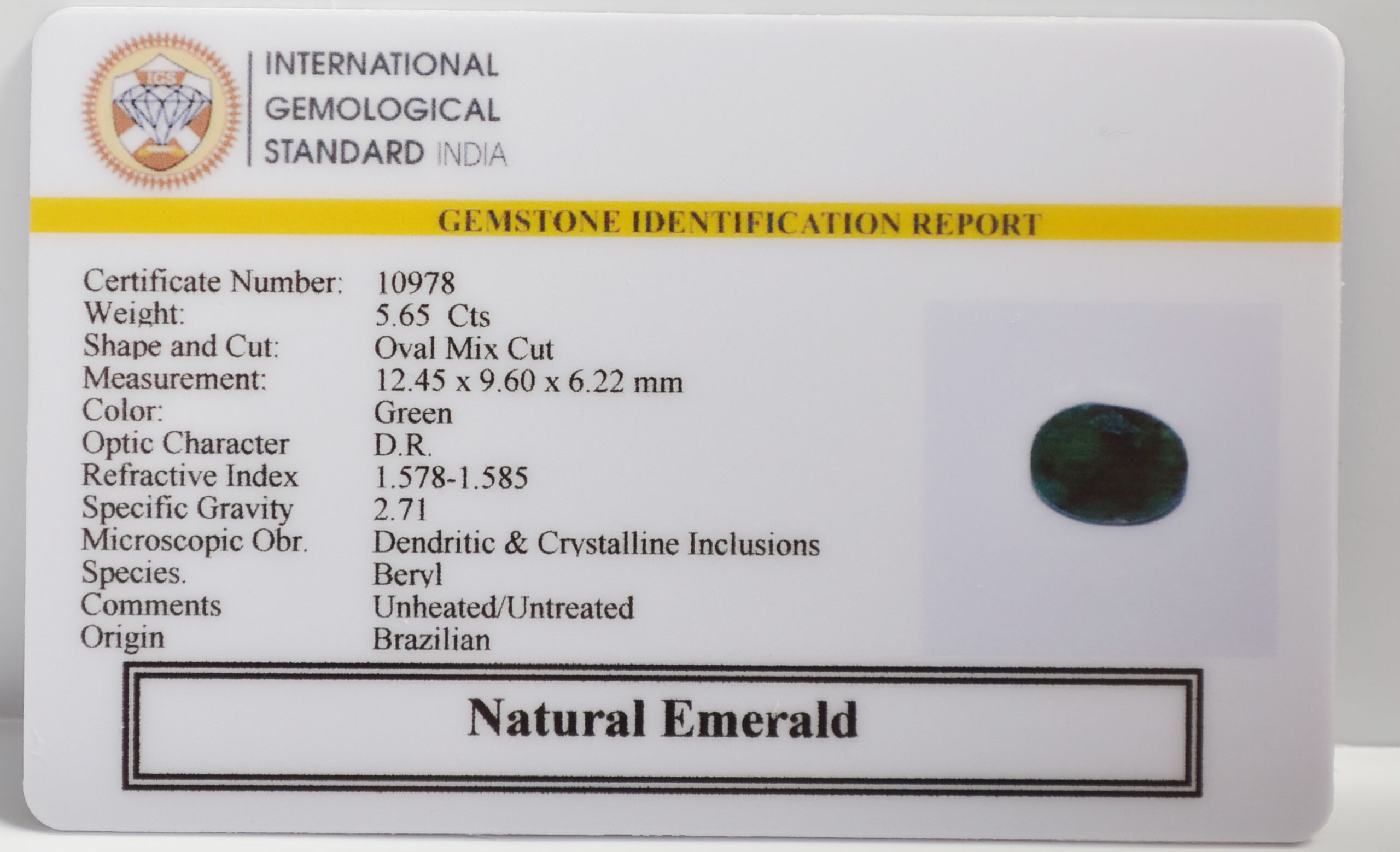 EMR22540 2 scaled EMERALD 5.65 Ct.