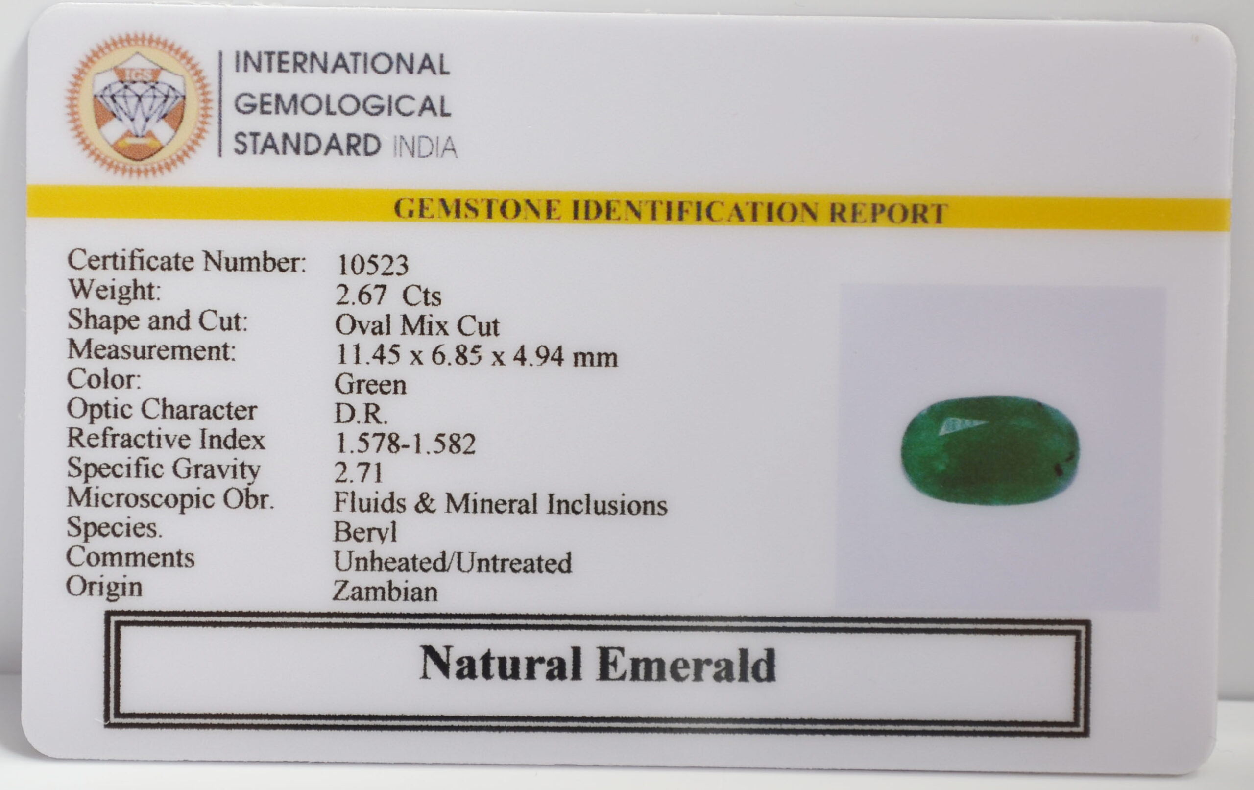 EMRG21517 2 scaled EMERALD 2.67 Ct.