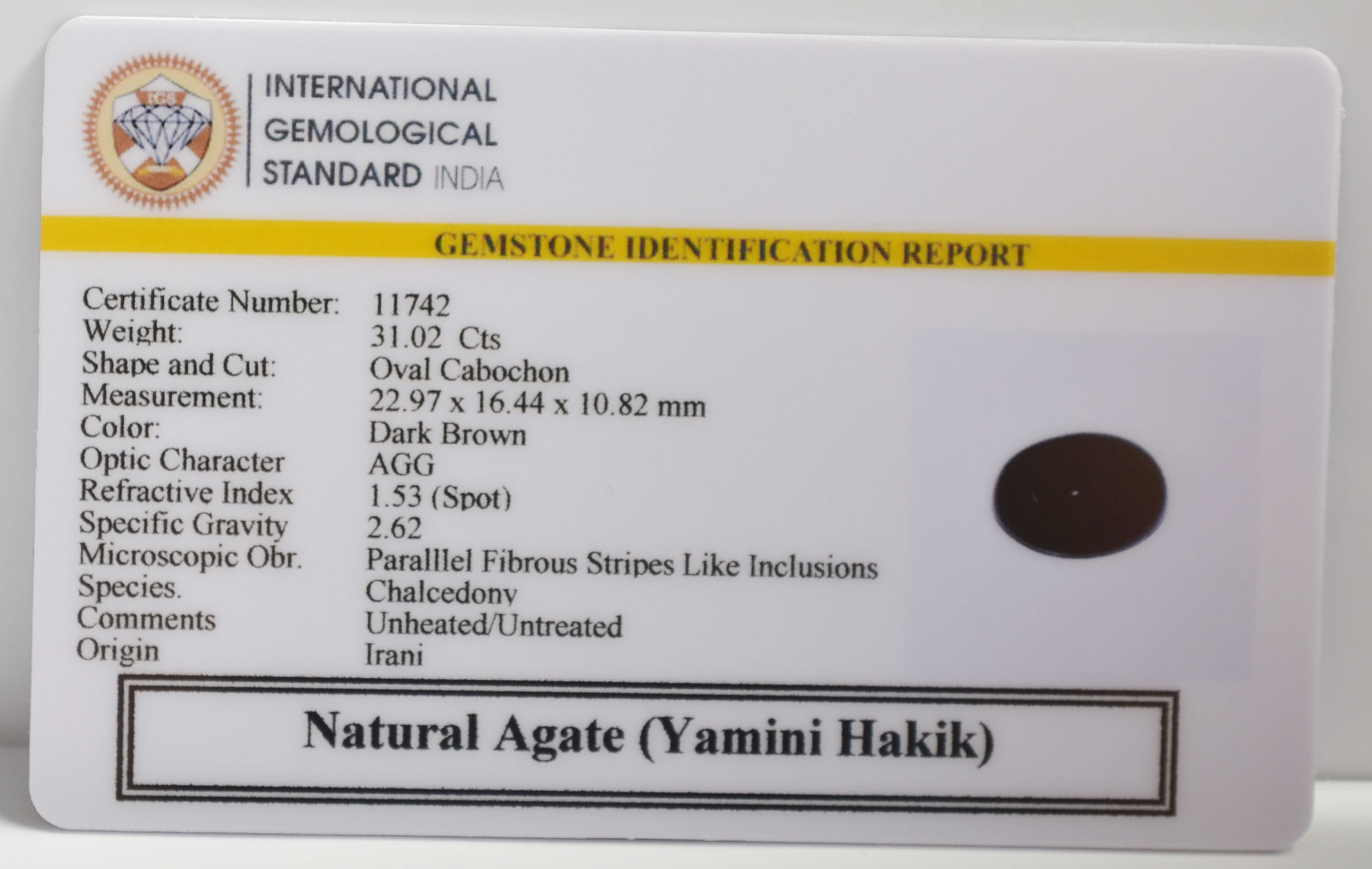YAMINI HAKIK 31.02 Ct. 3 YAM17 2 YAMINI HAKIK 31.02 Ct.