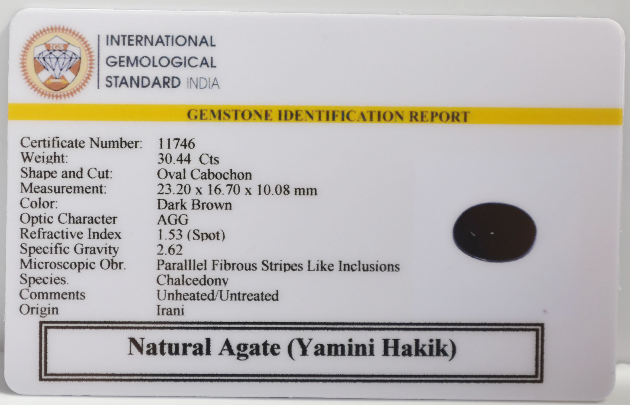 YAMINI HAKIK 30.44 Ct. 3 YAM19 2 YAMINI HAKIK 30.44 Ct.