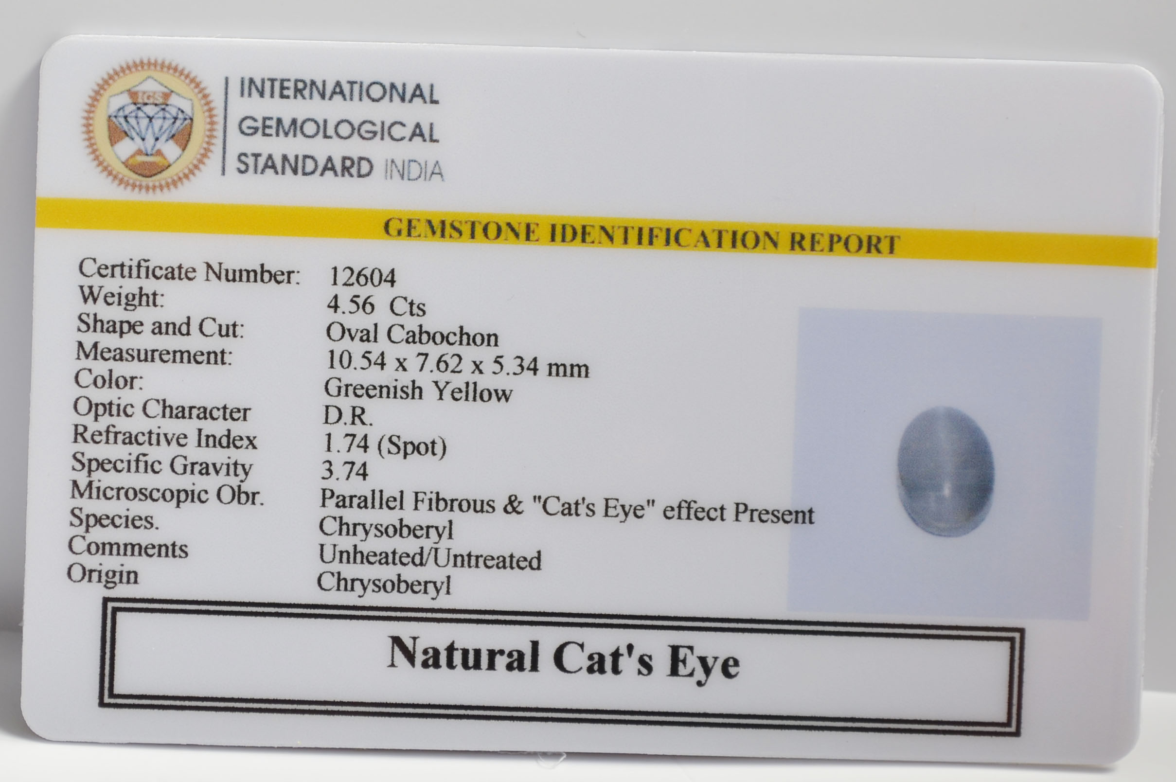 CE2872 2 CATS EYE 4.56 Ct.
