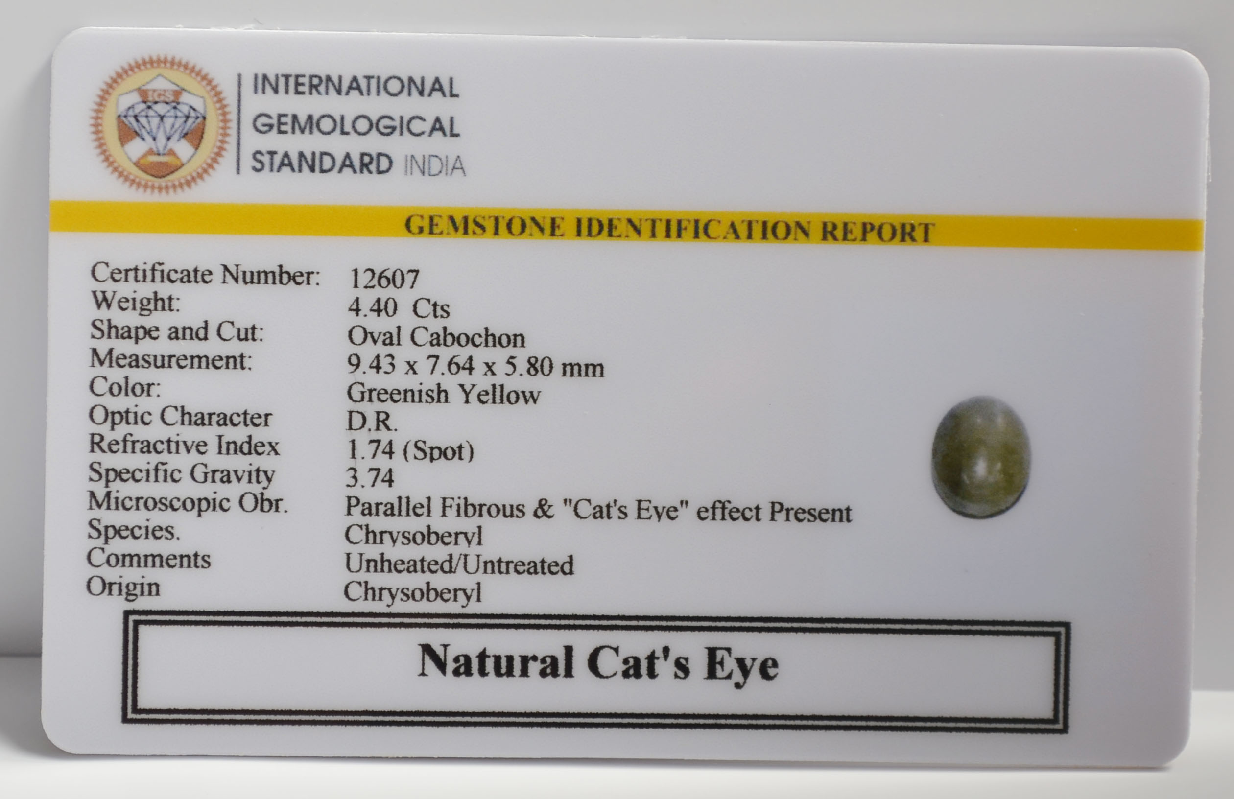 CE2875 2 CATS EYE 4.4 Ct.