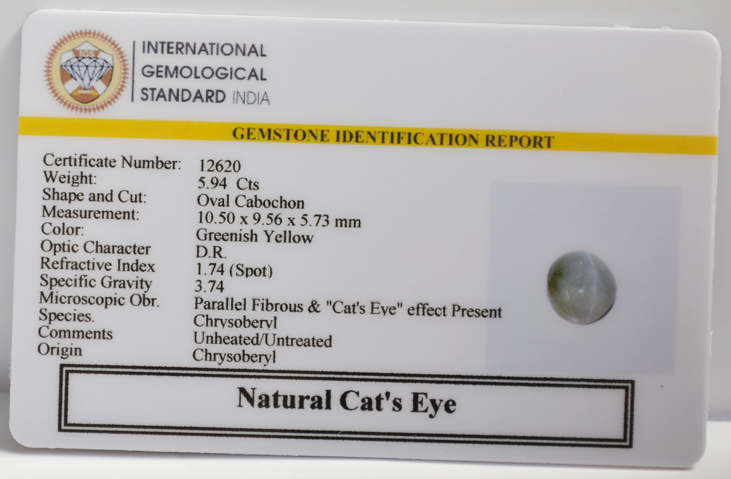 CE2888 2 CATS EYE 5.94 Ct.