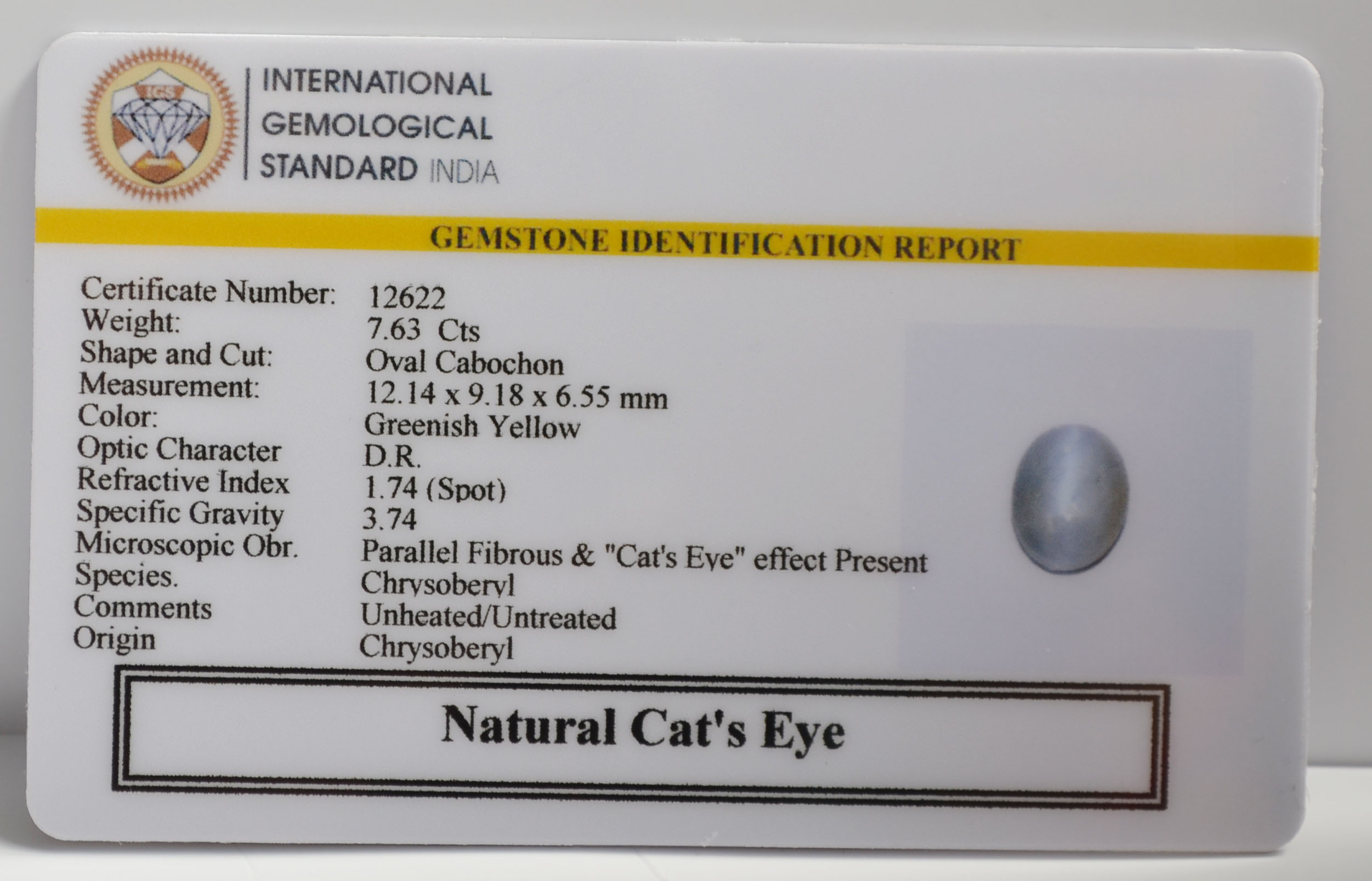 CE2890 2 CATS EYE 7.63 Ct.