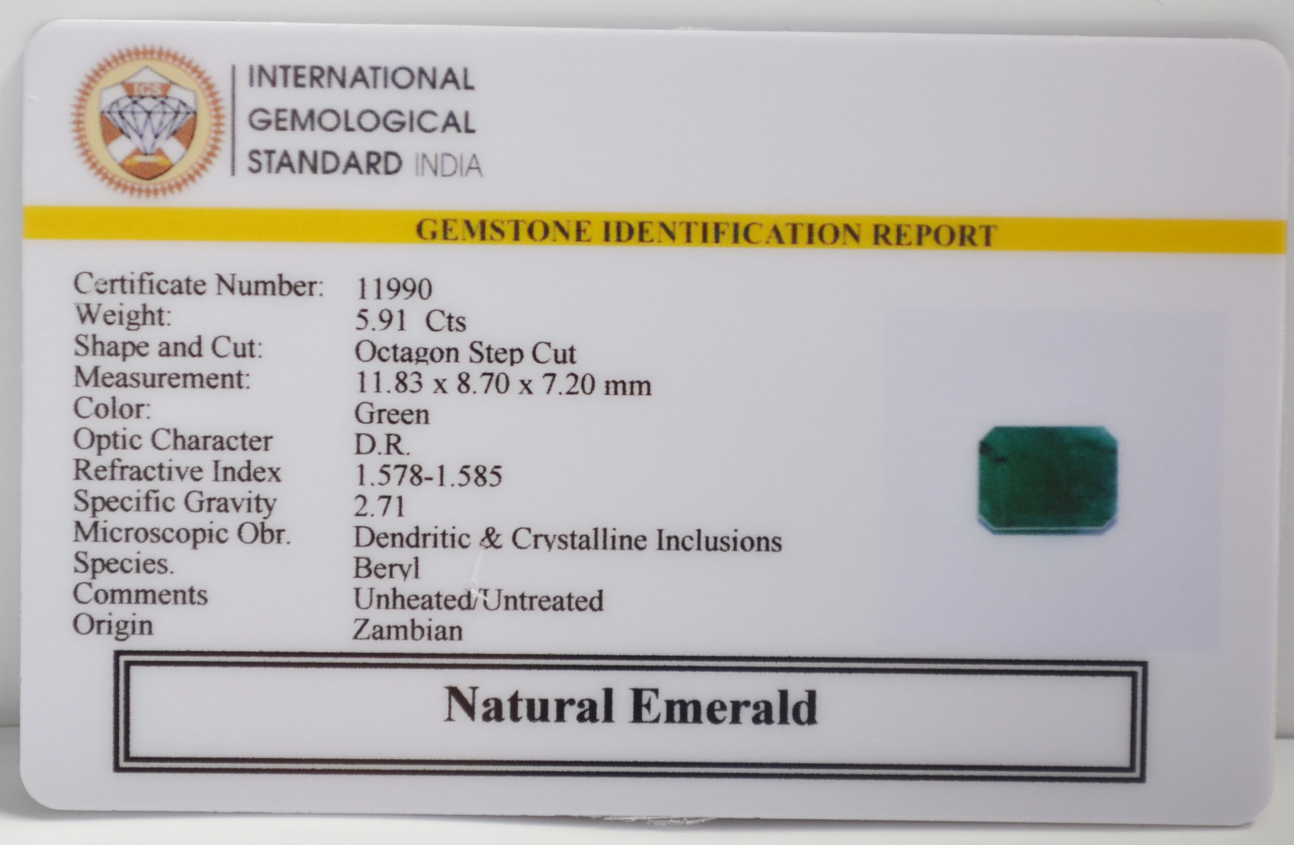 EMERALD 5.91 Ct. 3 EMR22795 2 1 scaled EMERALD 5.91 Ct.
