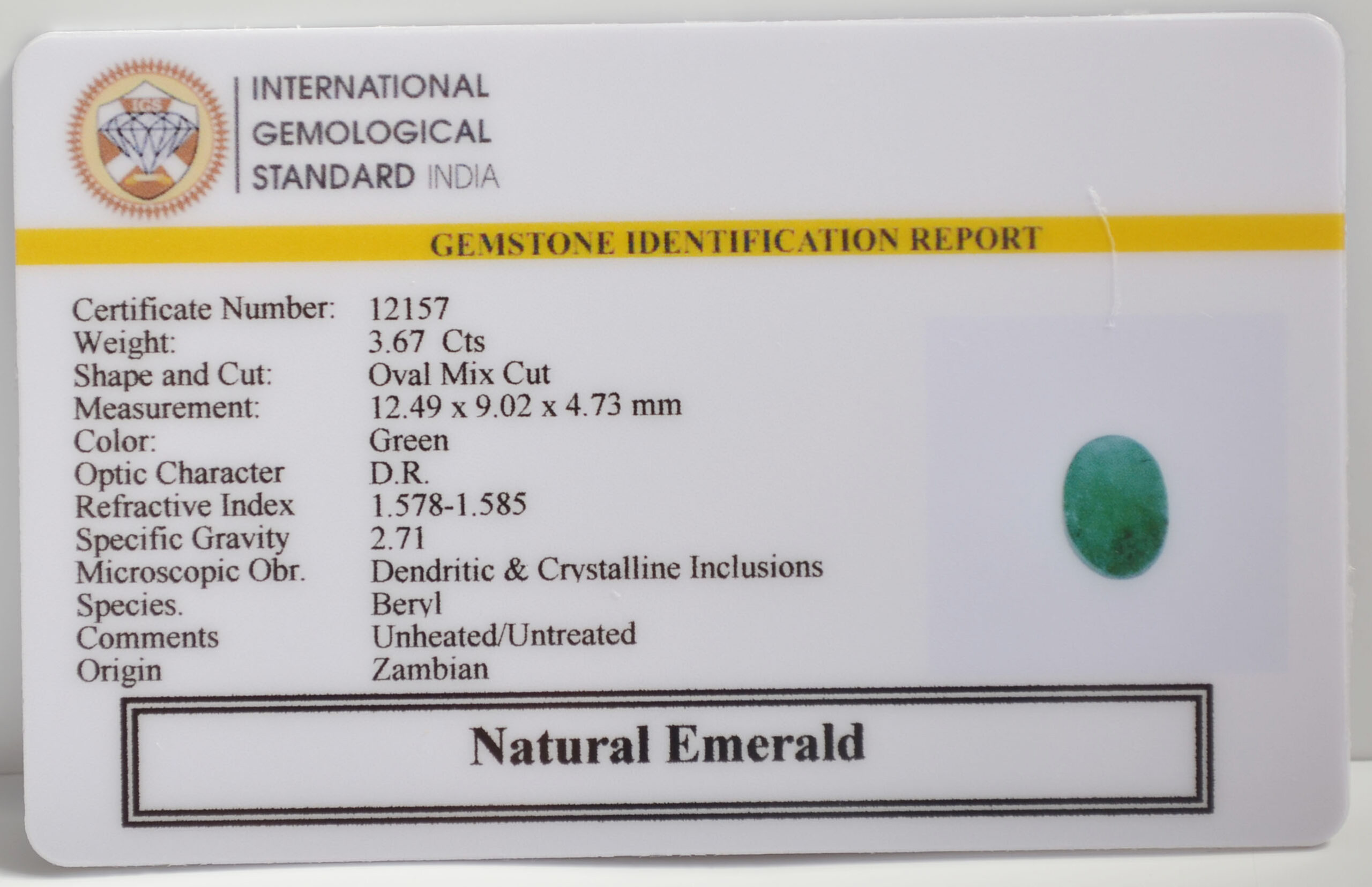 EMR22878 2 scaled EMERALD 3.67 Ct.