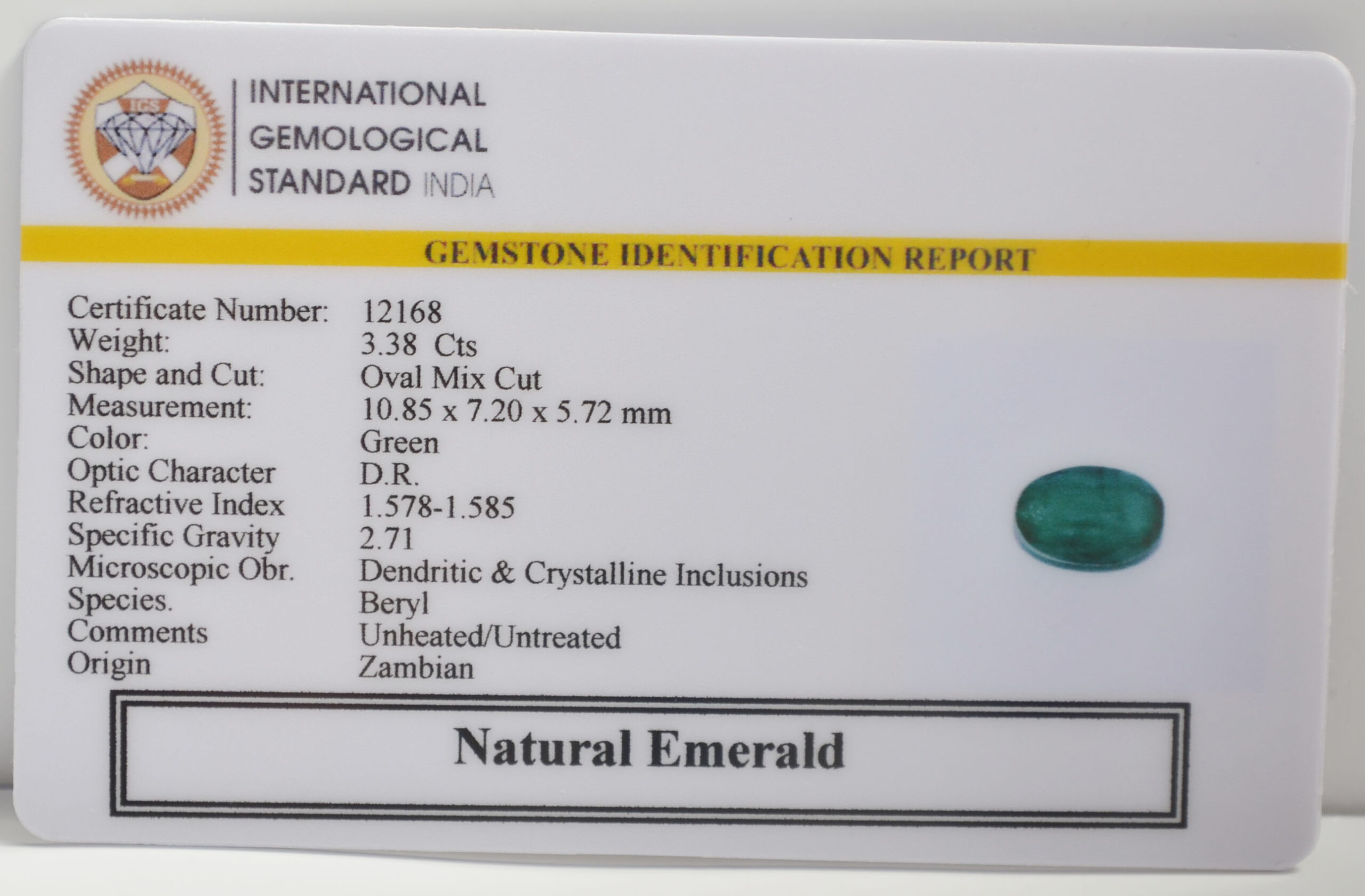 EMR22885 2 scaled EMERALD 3.38 Ct.