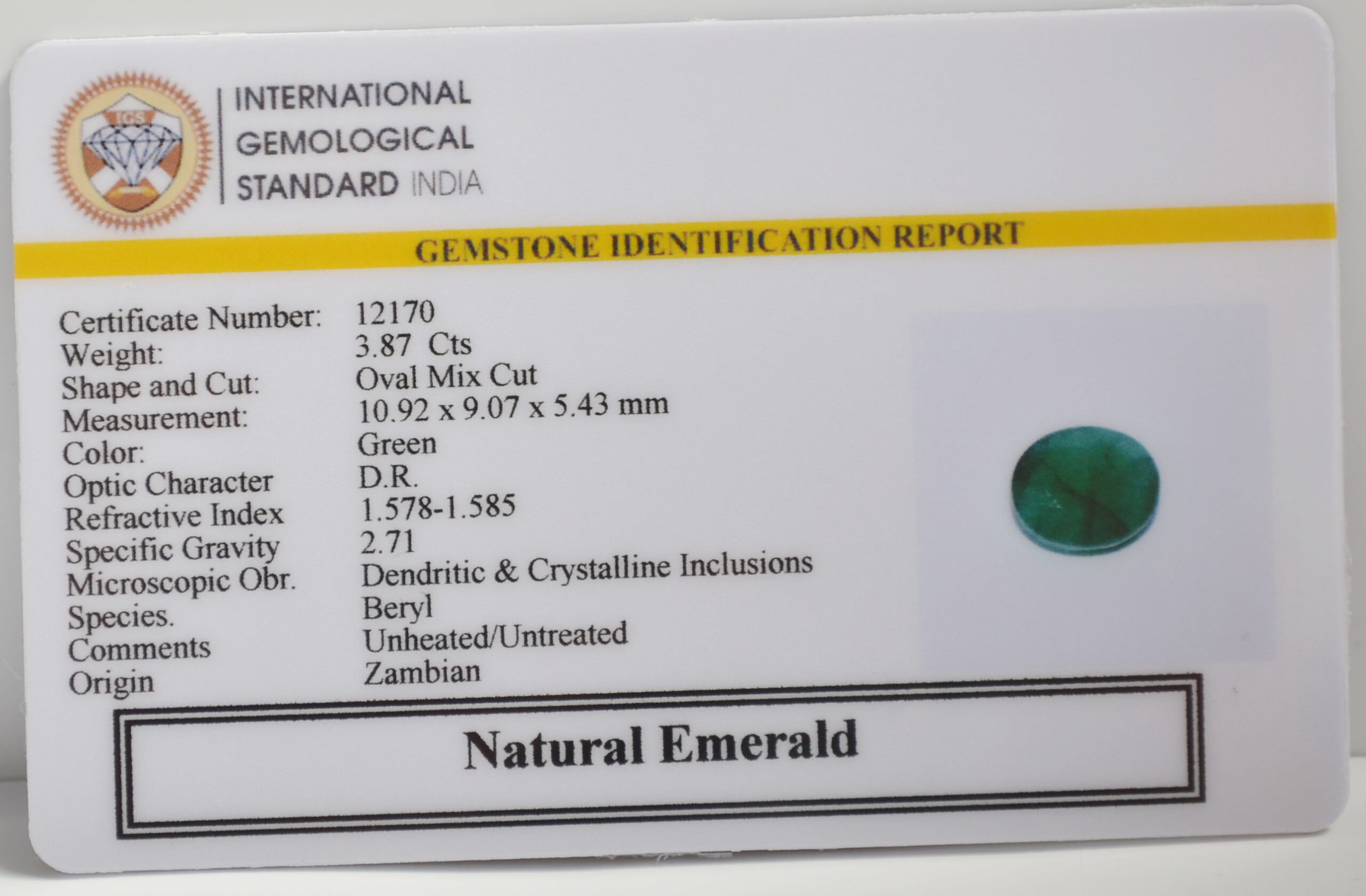 EMR22886 2 scaled EMERALD 3.87 Ct.