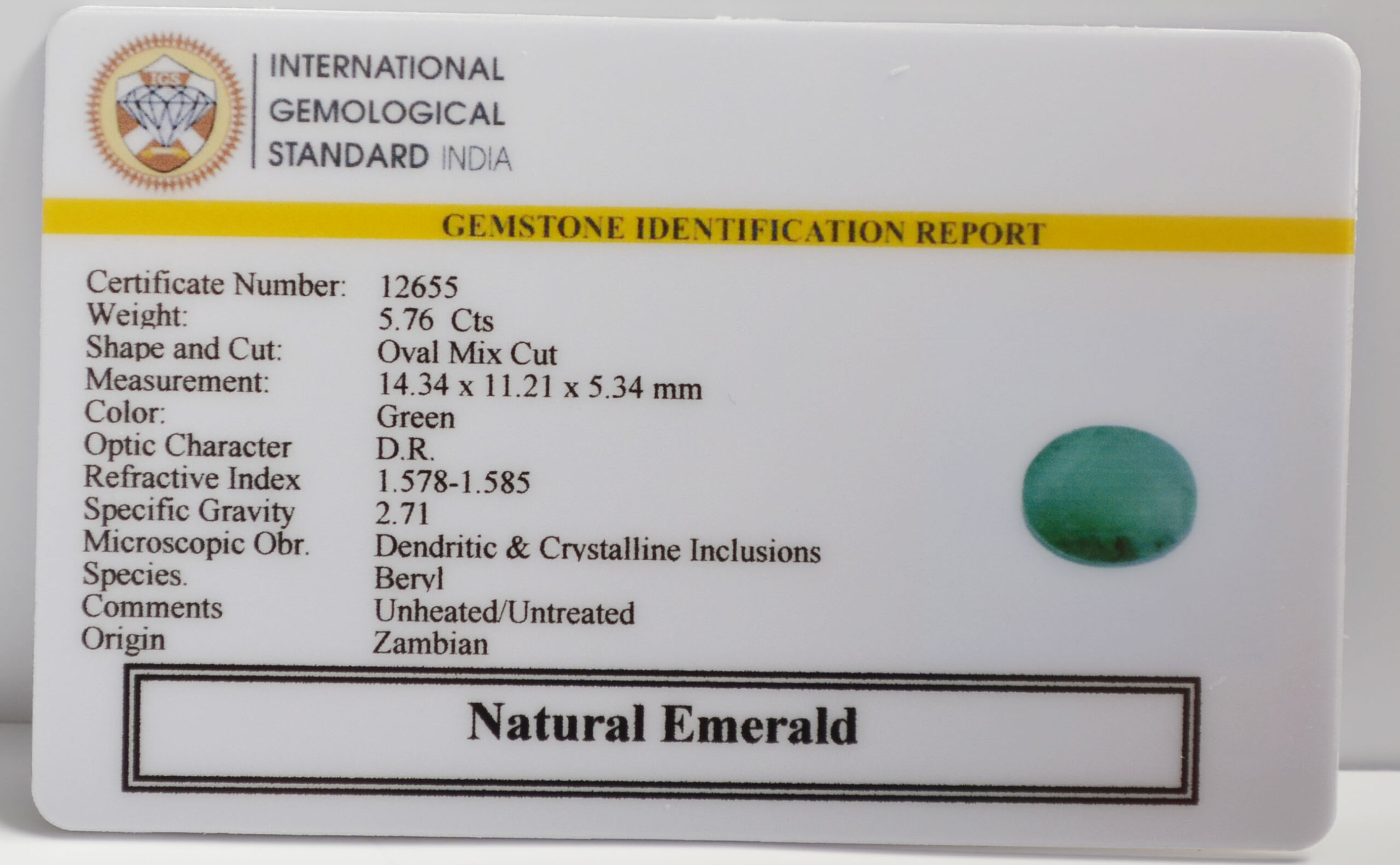 EMR22941 2 scaled EMERALD 5.76 Ct.