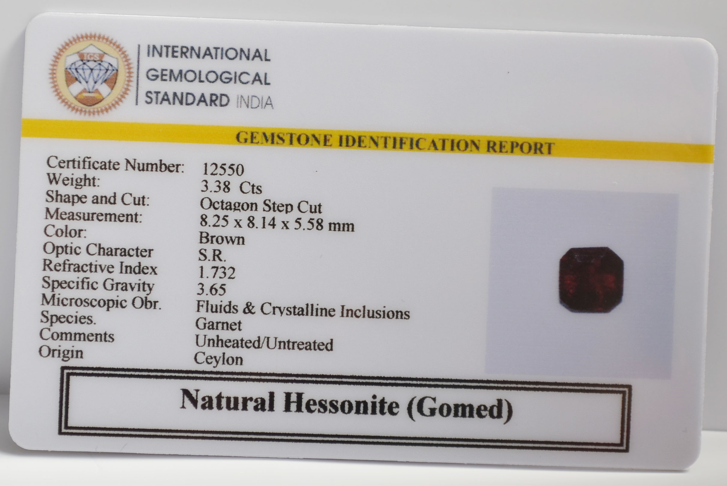 GMDG7384 2 HESSONITE GOMED 3.38 Ct.