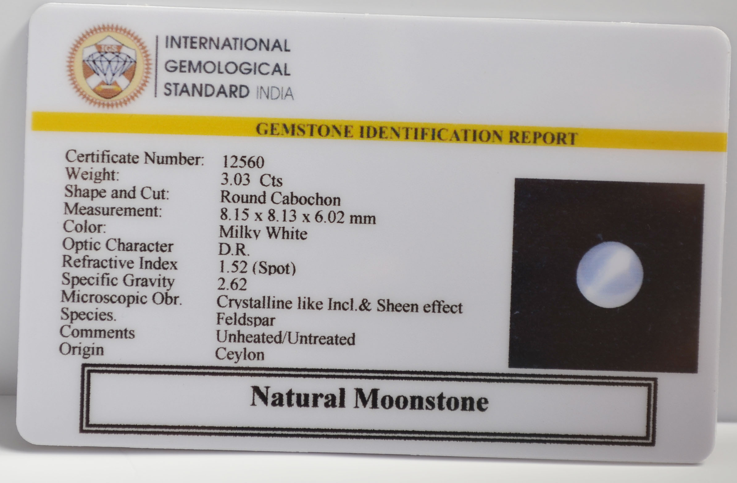 NMS1024 2 MOONSTONE 3.03 Ct.