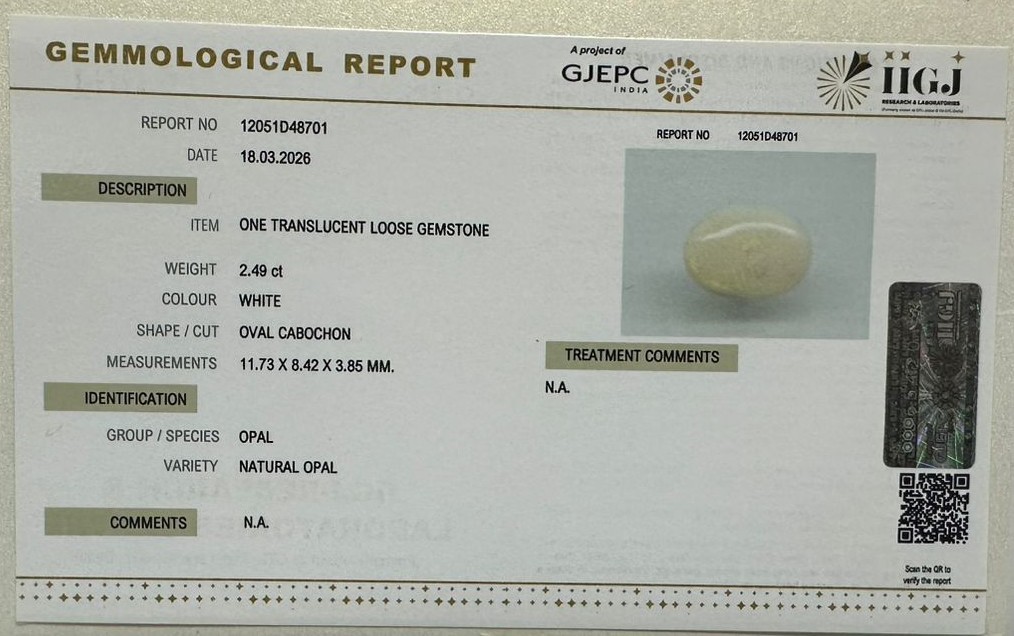 OPAL 2.49 Ct. 3 OPL9678 2 OPAL 2.49 Ct.