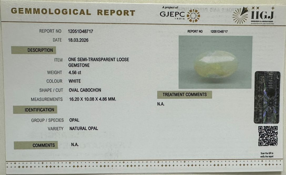 OPAL 4.56 Ct. 3 OPL9690 2 OPAL 4.56 Ct.