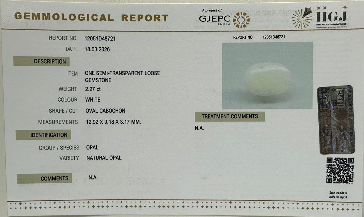 OPAL 2.27 Ct. 3 OPL9693 2 OPAL 2.27 Ct.