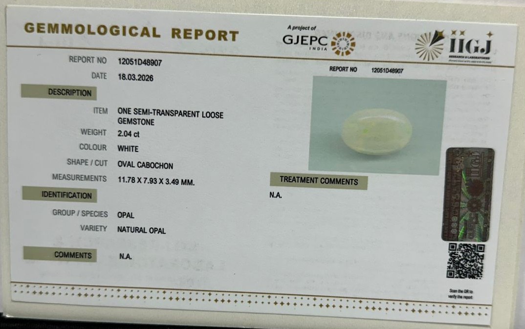 OPAL 2.04 Ct. 3 OPL9828 2 OPAL 2.04 Ct.