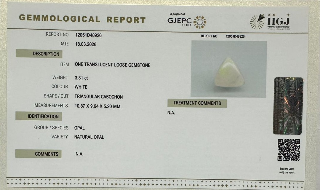 OPAL 3.31 Ct. 3 OPL9841 2 OPAL 3.31 Ct.