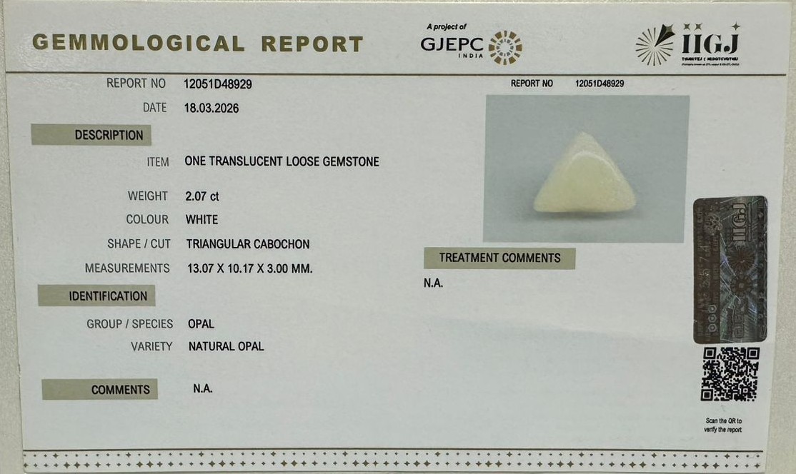 OPAL 2.07 Ct. 3 OPL9844 2 OPAL 2.07 Ct.