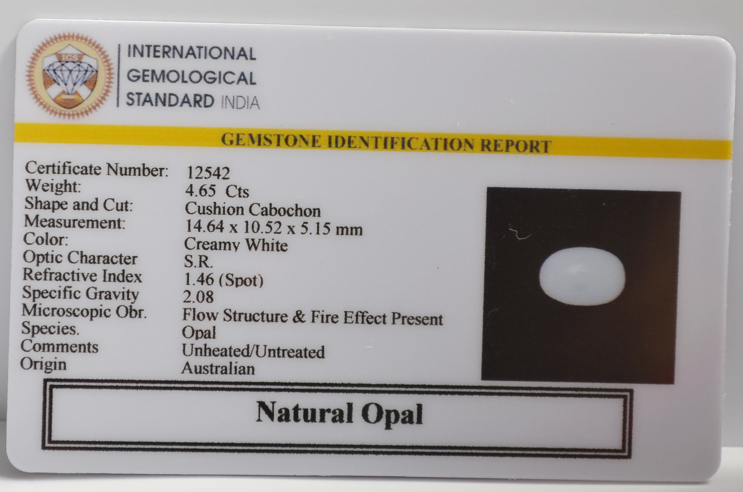 OPL9864 2 OPAL 4.65 Ct.
