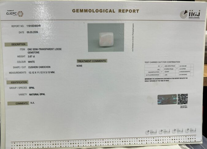 OPAL 3.67 Ct.