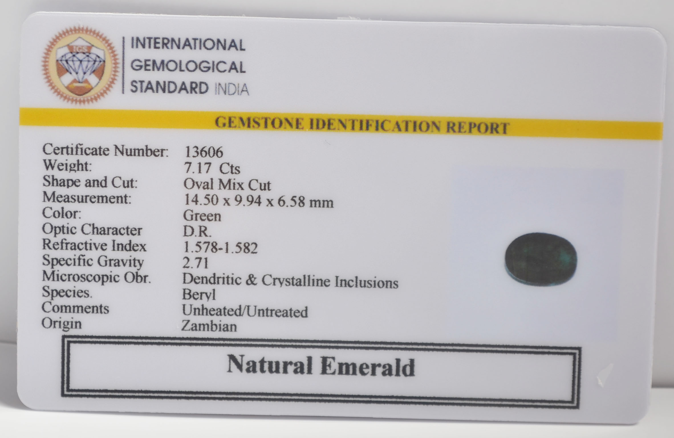 EMR23103K 2 EMERALD 7.17 Ct.