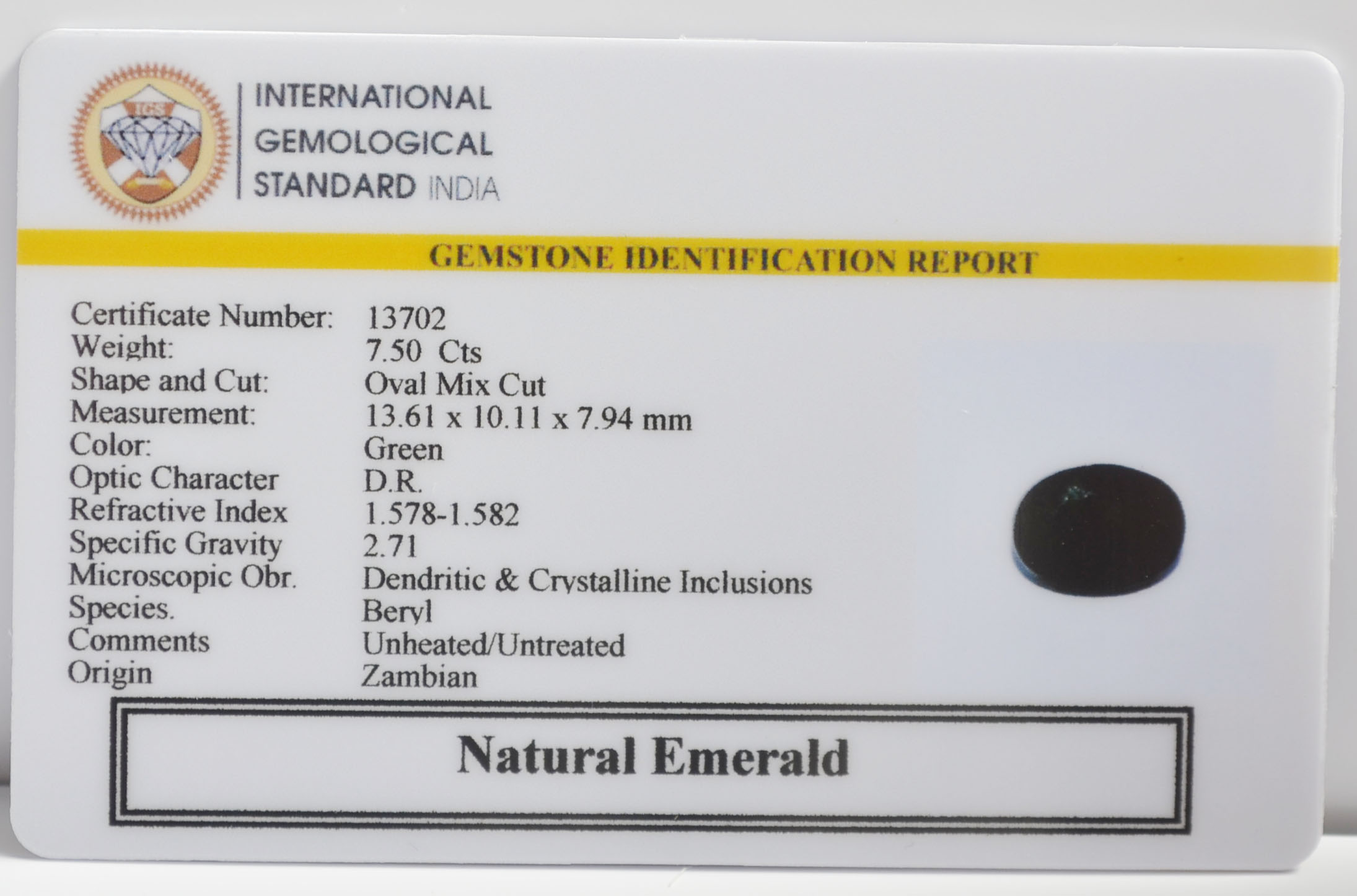EMR23166K 2 EMERALD 7.5 Ct.