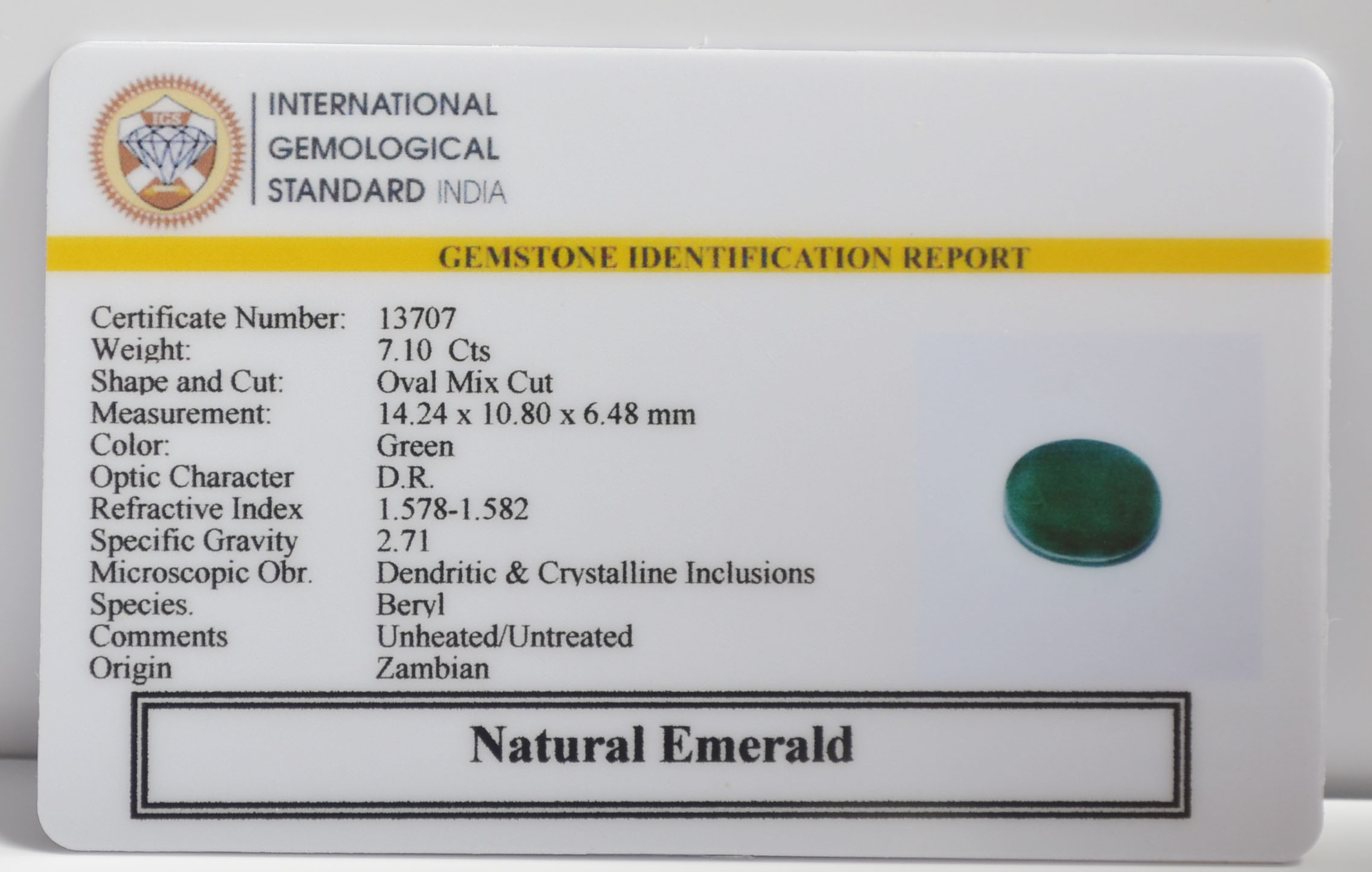 EMR23170K 2 EMERALD 7.1 Ct.