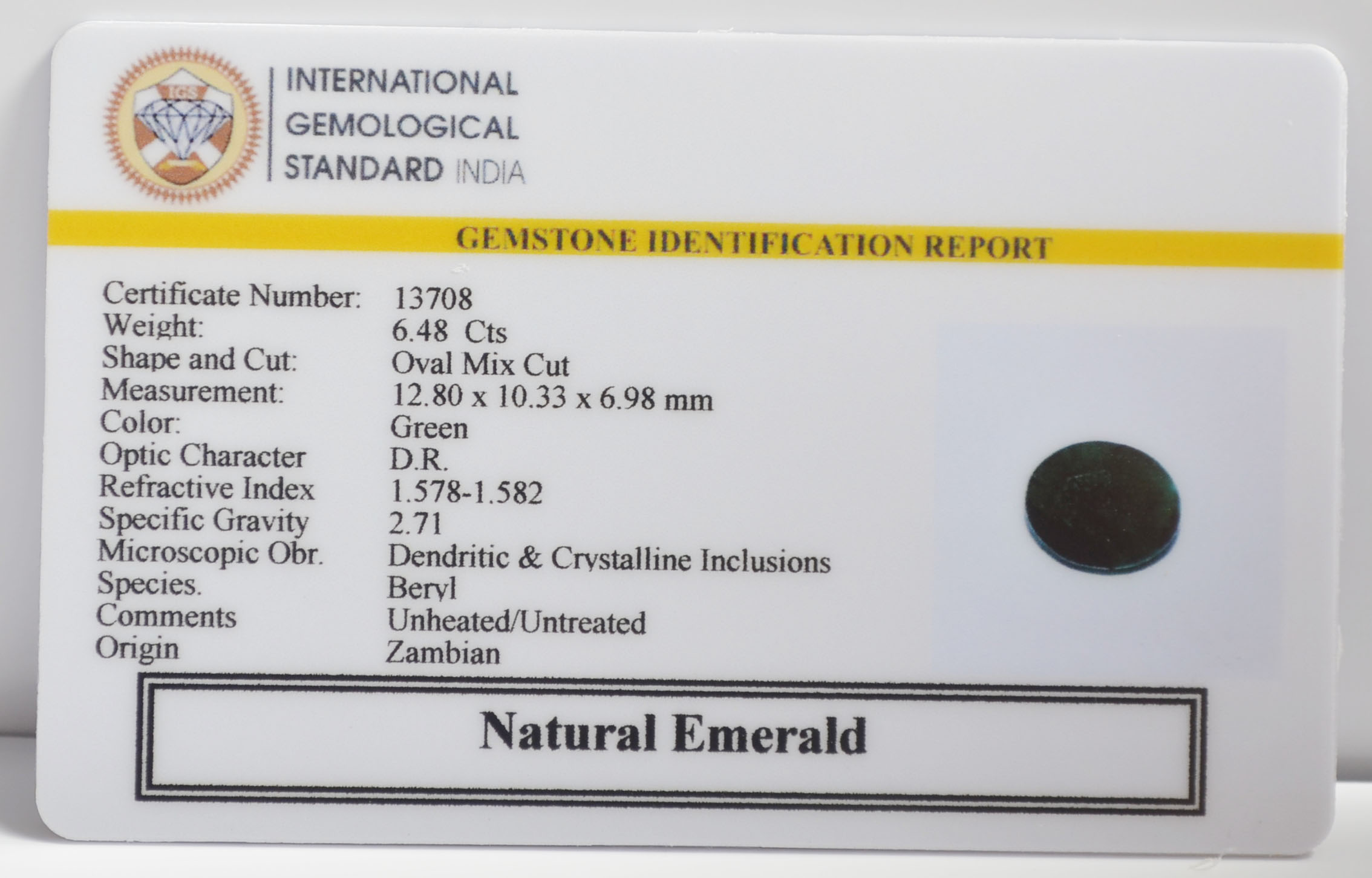 EMR23171K 2 EMERALD 6.48 Ct.