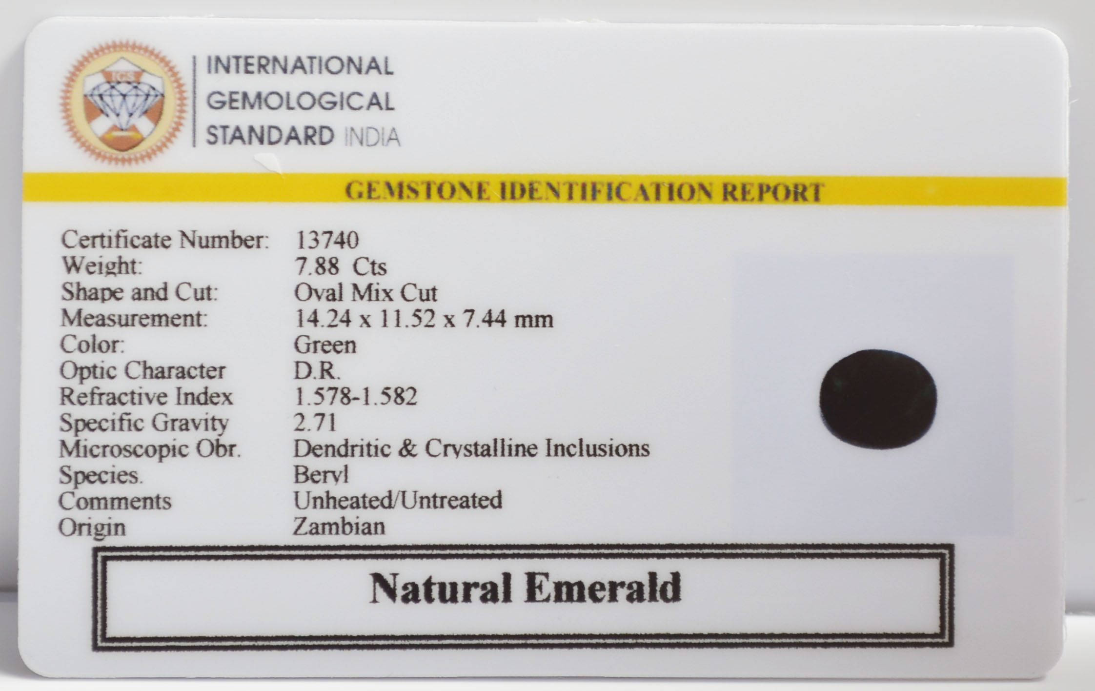 EMR23198K 2 EMERALD 7.88 Ct.
