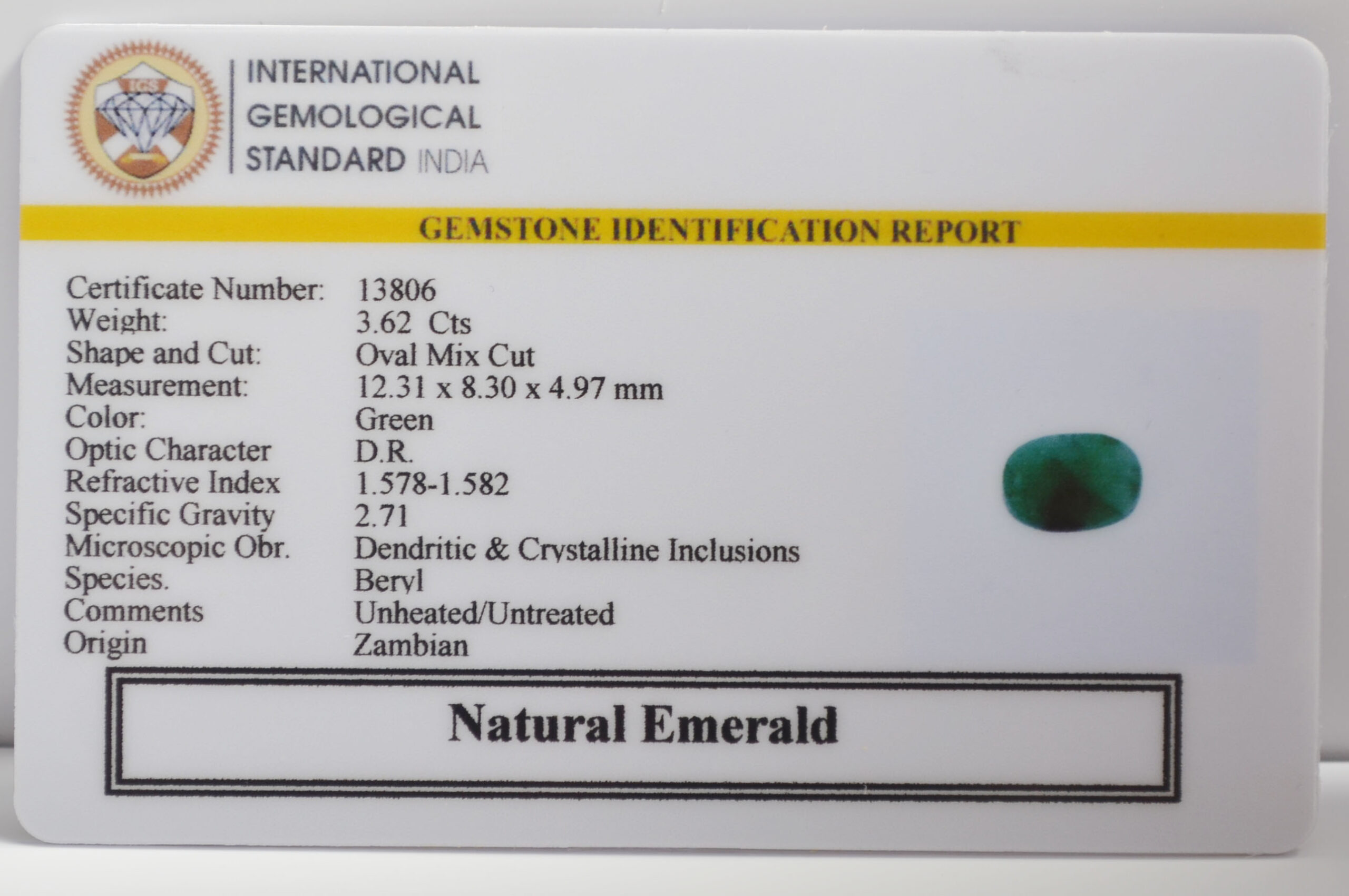 EMR23252K 2 scaled EMERALD 3.62 Ct.