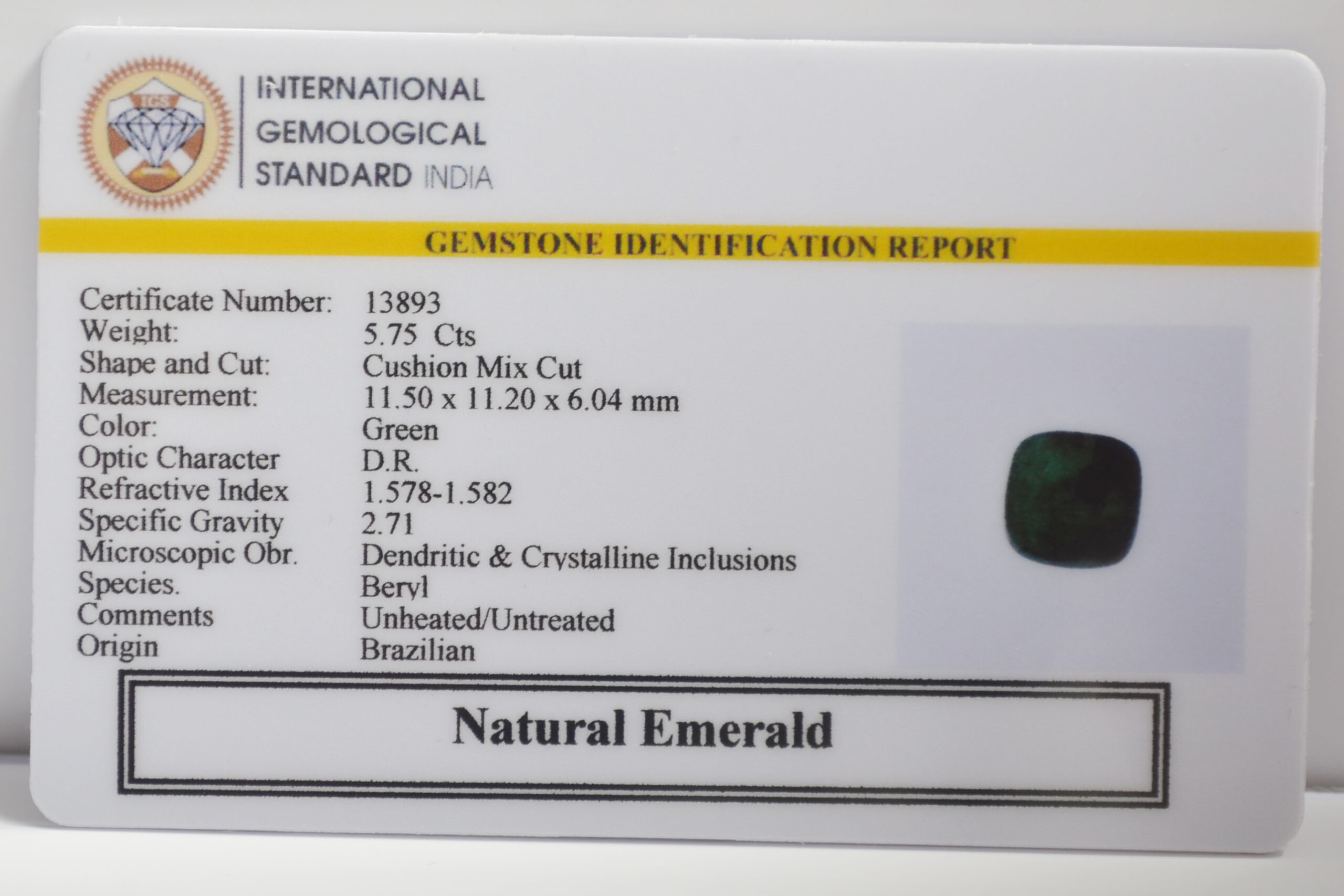 EMR23291K 2 scaled EMERALD 5.75 Ct.