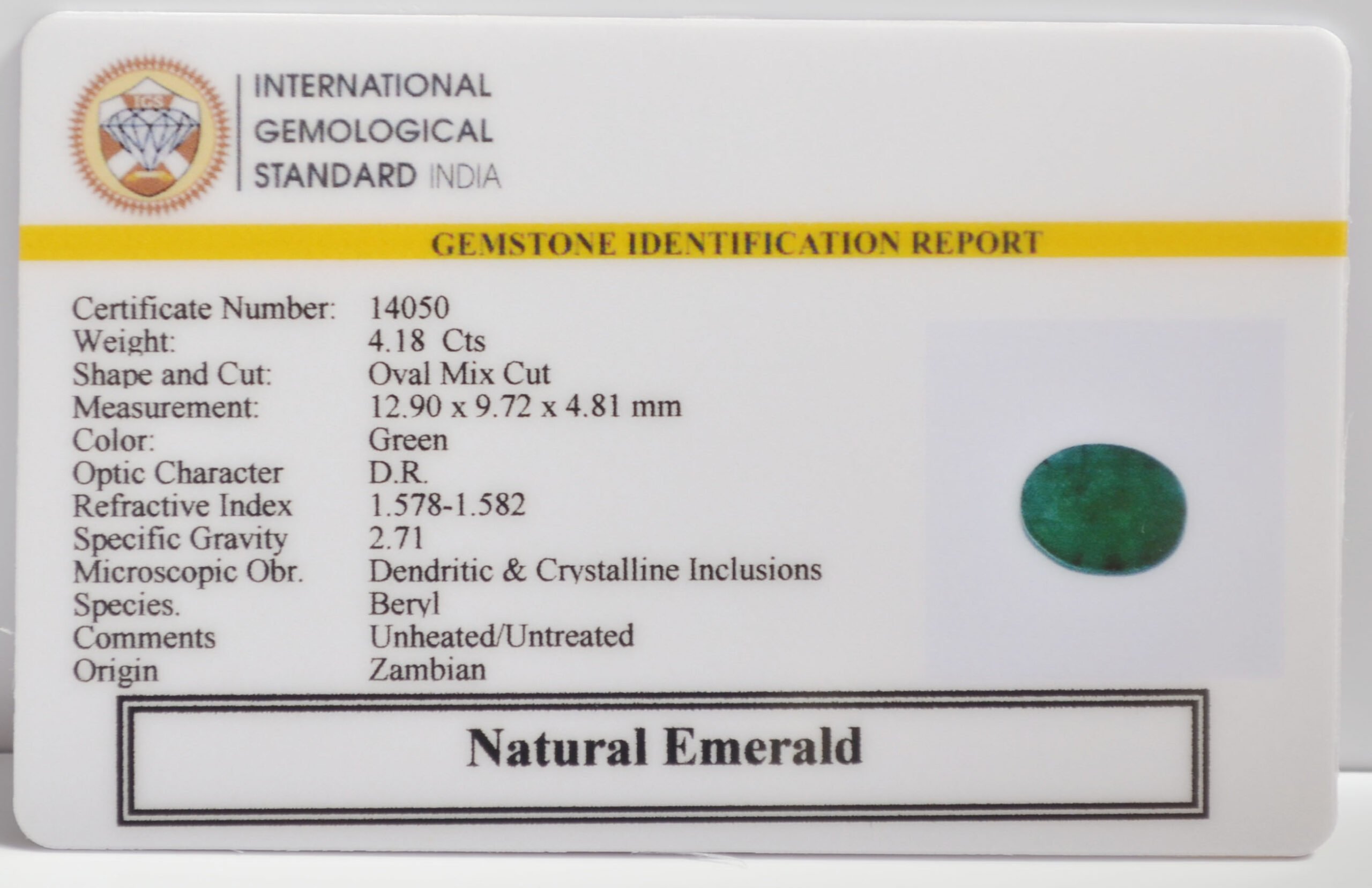 EMR23339K 2 scaled EMERALD 4.18 Ct.