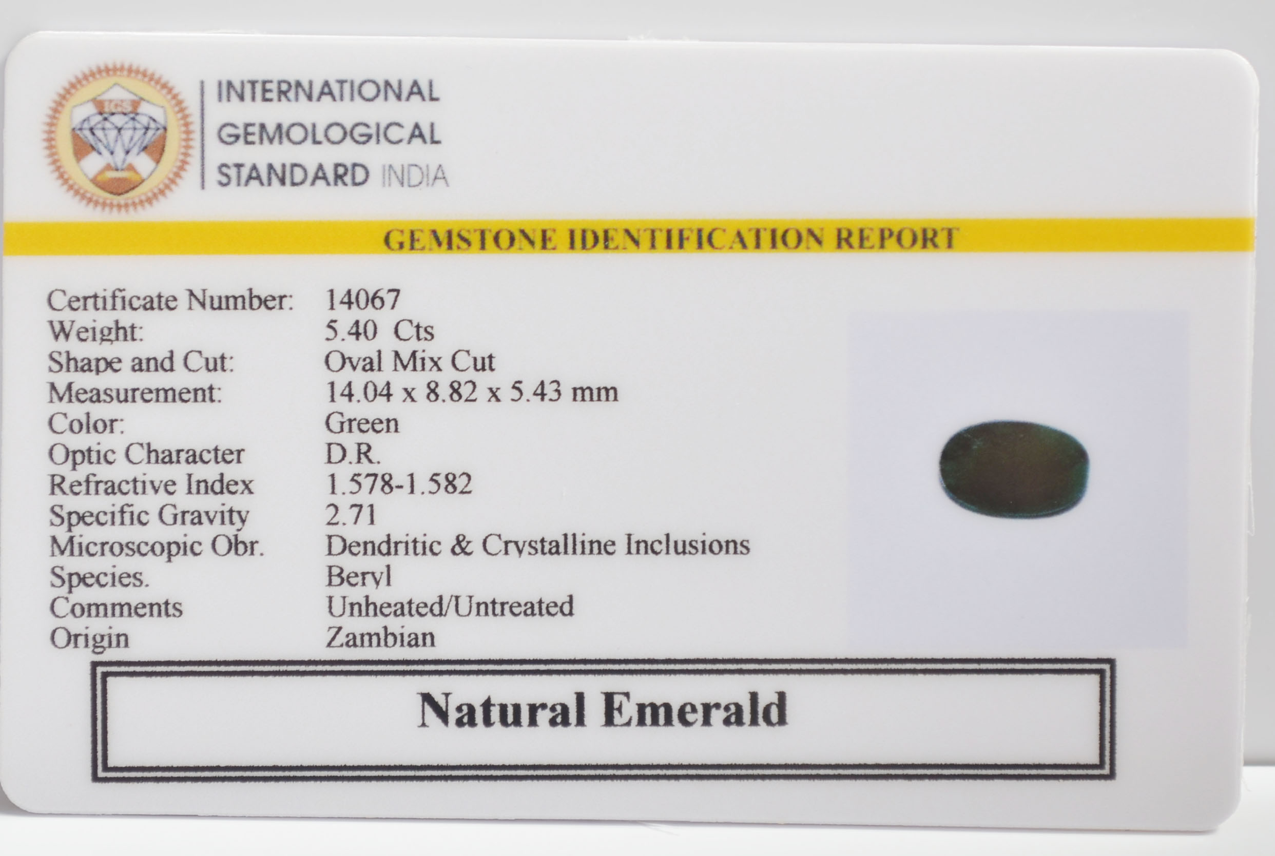 EMR23353K 2 EMERALD 5.4 Ct.