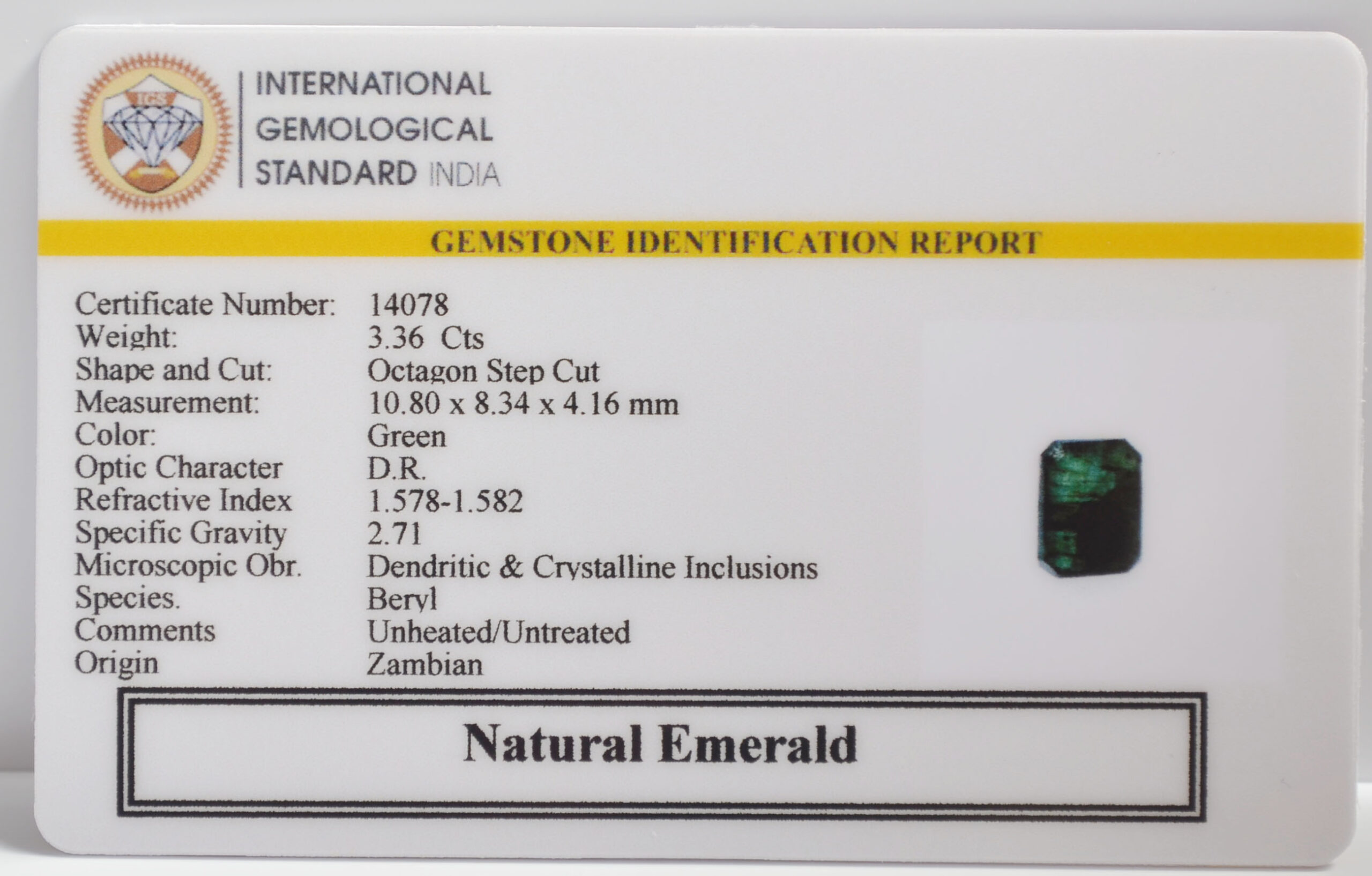 EMR23364K 2 scaled EMERALD 3.36 Ct.