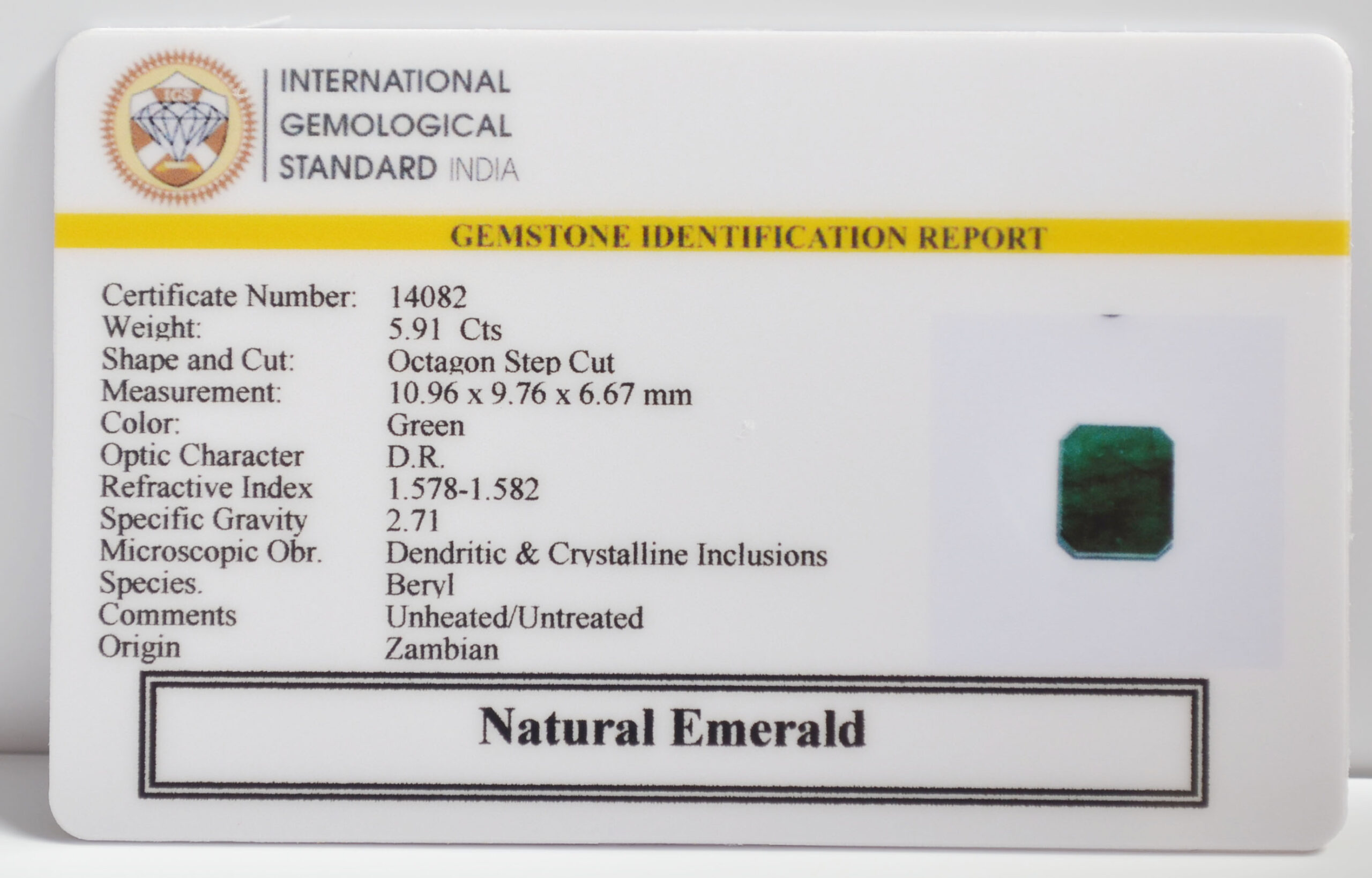 EMR23368K 2 scaled EMERALD 5.91 Ct.
