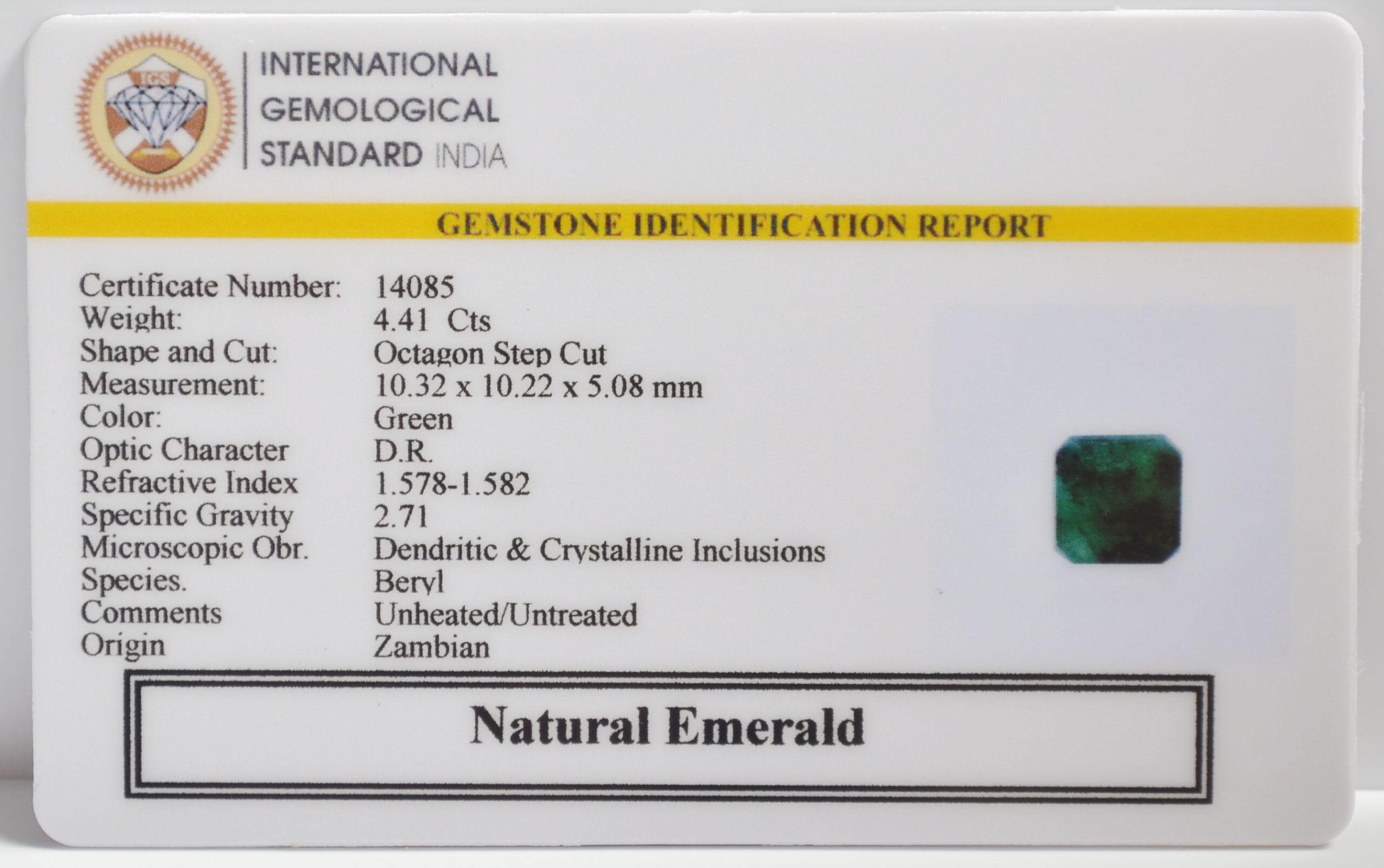 EMR23371K 2 scaled EMERALD 4.41 Ct.