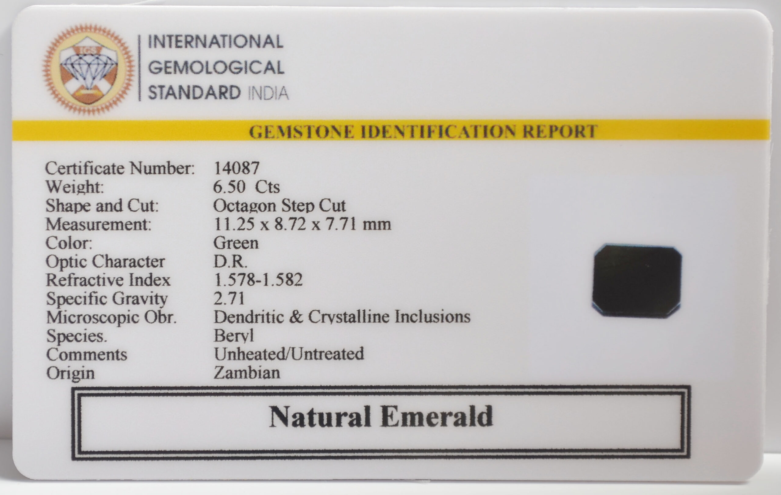 EMR23372K 2 scaled EMERALD 6.5 Ct.