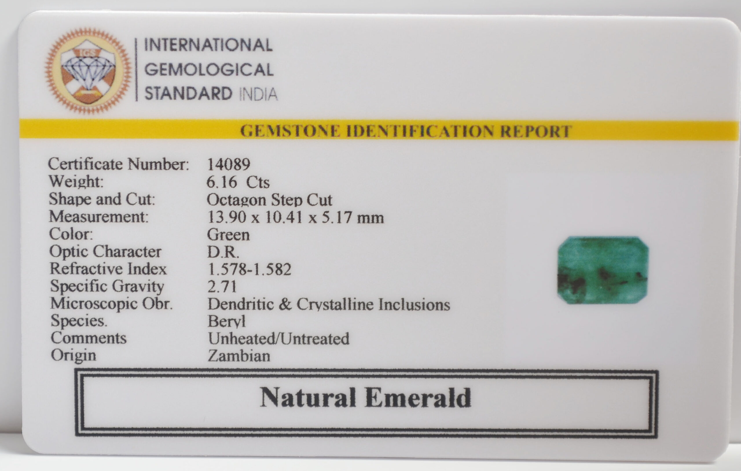 EMR23374K 2 scaled EMERALD 6.16 Ct.