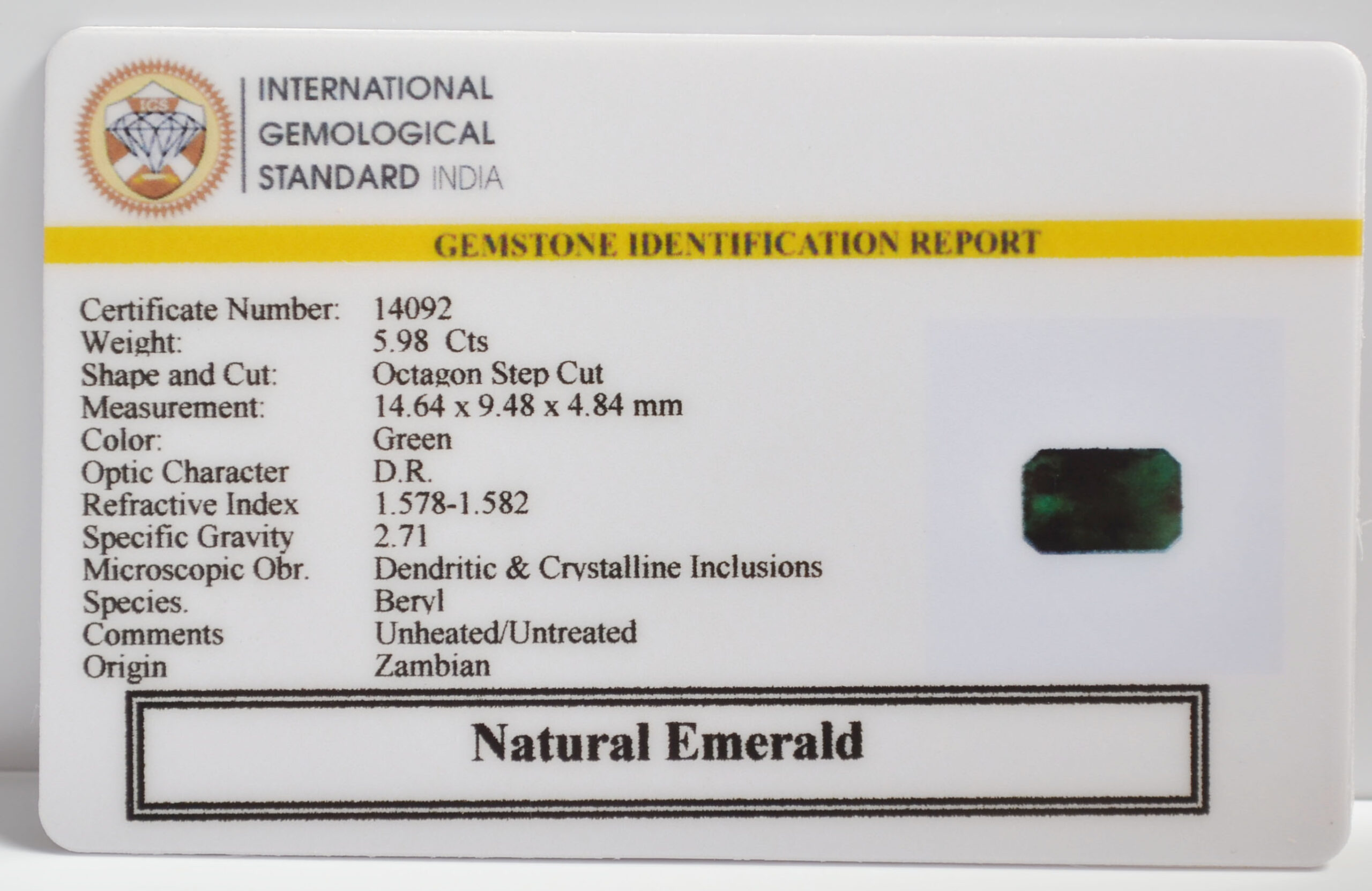EMR23375K 2 scaled EMERALD 5.98 Ct.