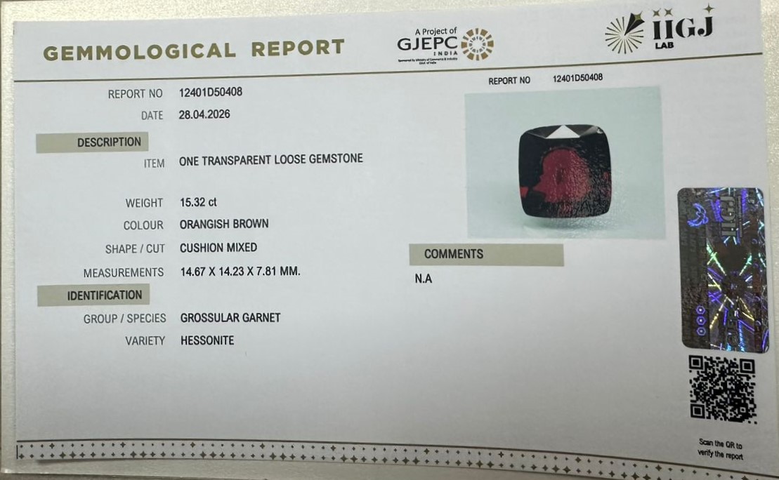 GMDG7436 2 HESSONITE GOMED 15.32 Ct.