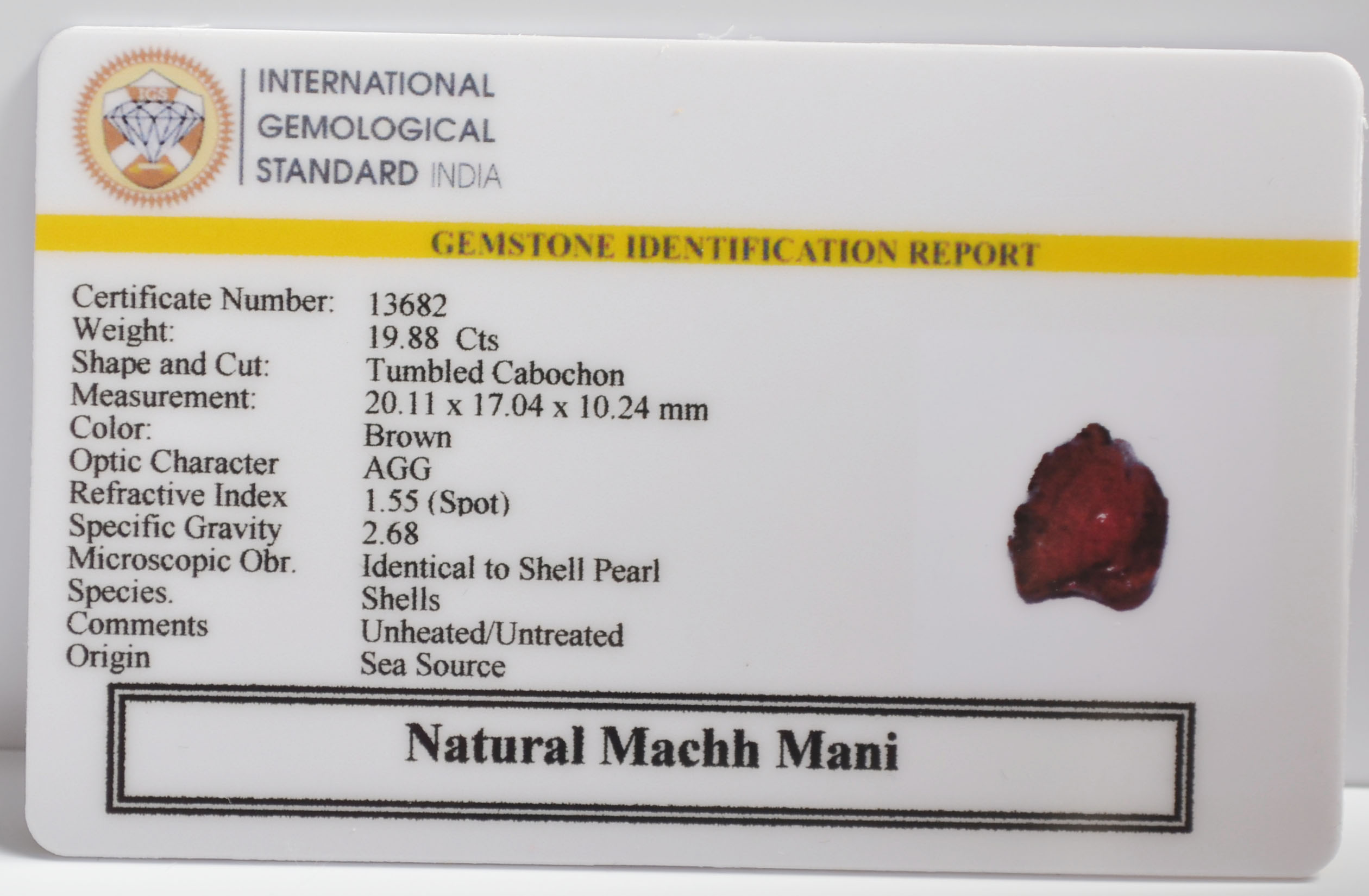 MACHH276K 2 MACHH MANI 19.88 Ct.