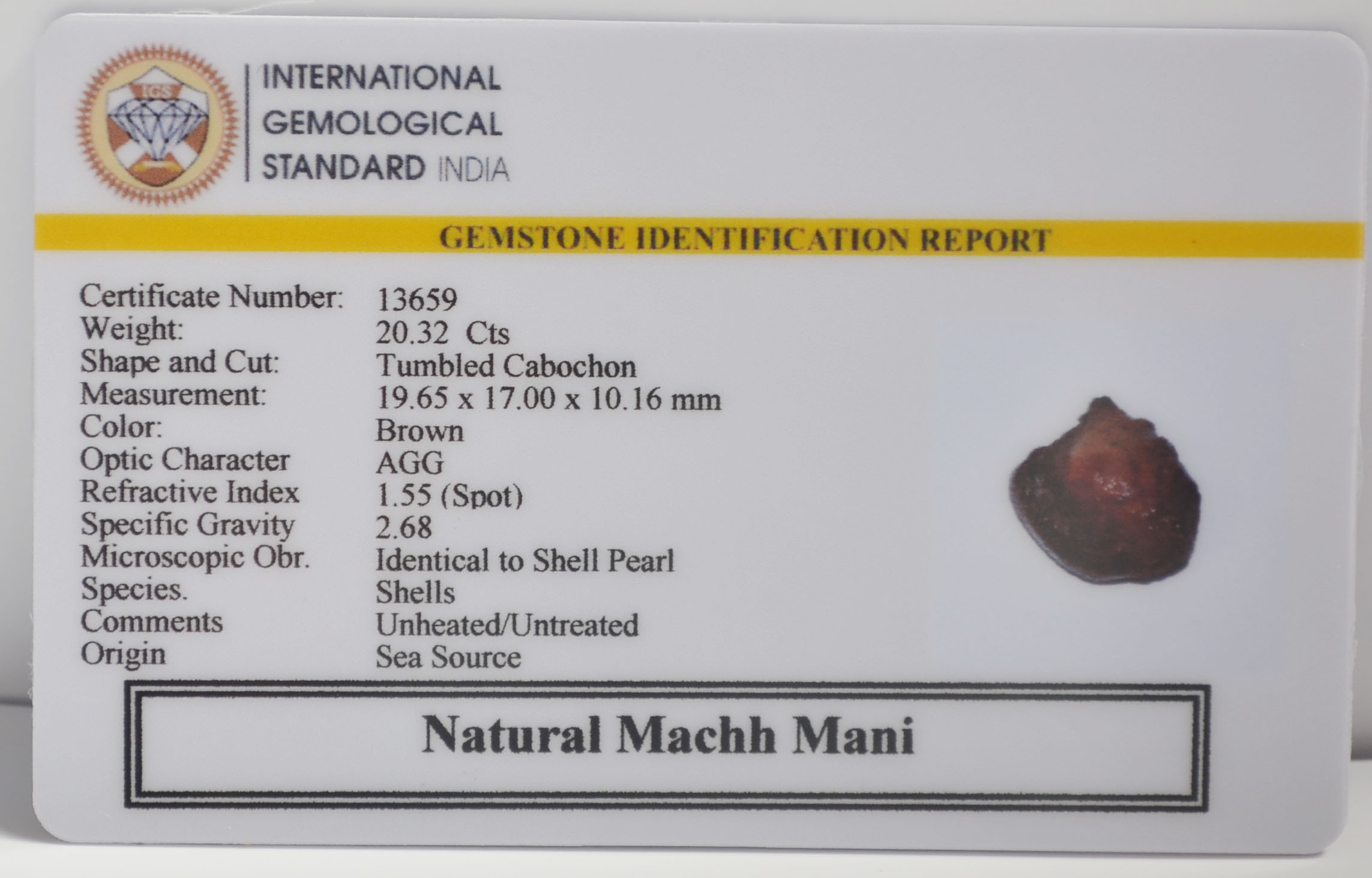 MACHHG249 2 MACHH MANI 20.32 Ct.