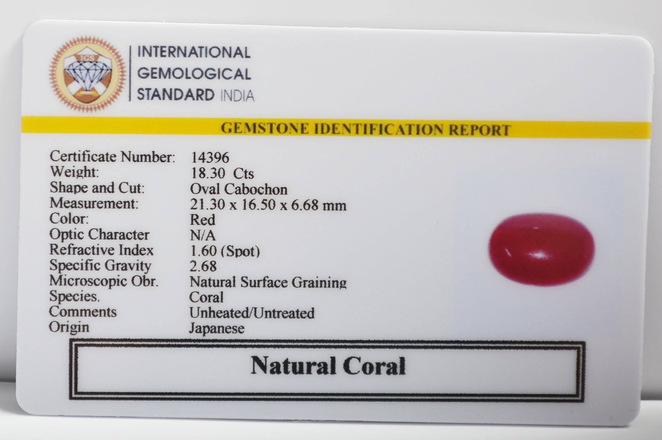 CORAL 18.3 Ct. 3 CRL6433K 2 CORAL 18.3 Ct.